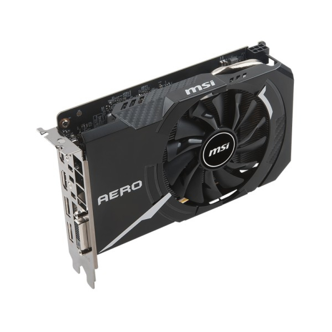 Відеокарта MSI GTX 1060 6Gb Aero ITX OC (GeForce GTX 1060 AERO ITX 6G OC) (GDDR5, 192 bit, PCI-E 3.0 x16) Б/в