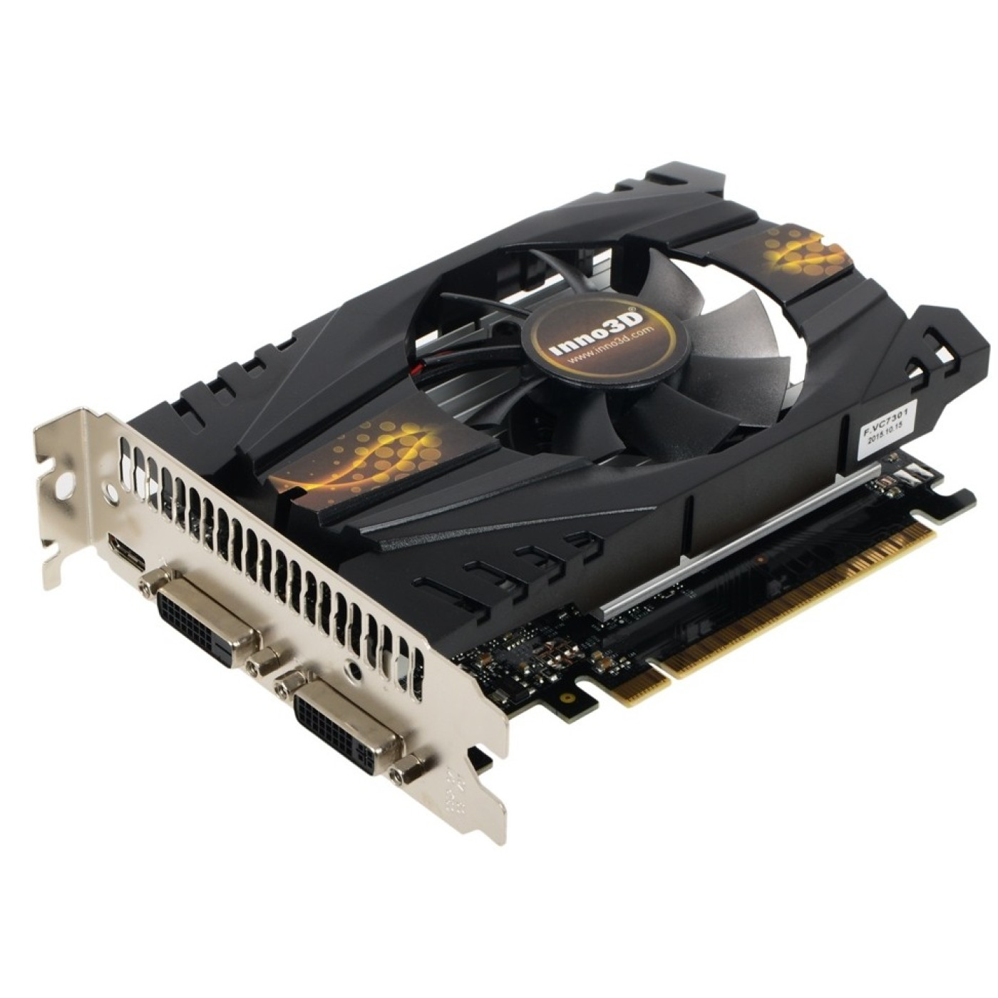 Видеокарта Inno3D GTX 750Ti 2Gb (N75T-1DDV-E5CW) (GF-GTX750Ti) (GDDR5, 128 bit, PCI-E 3.0 x16) Б/у