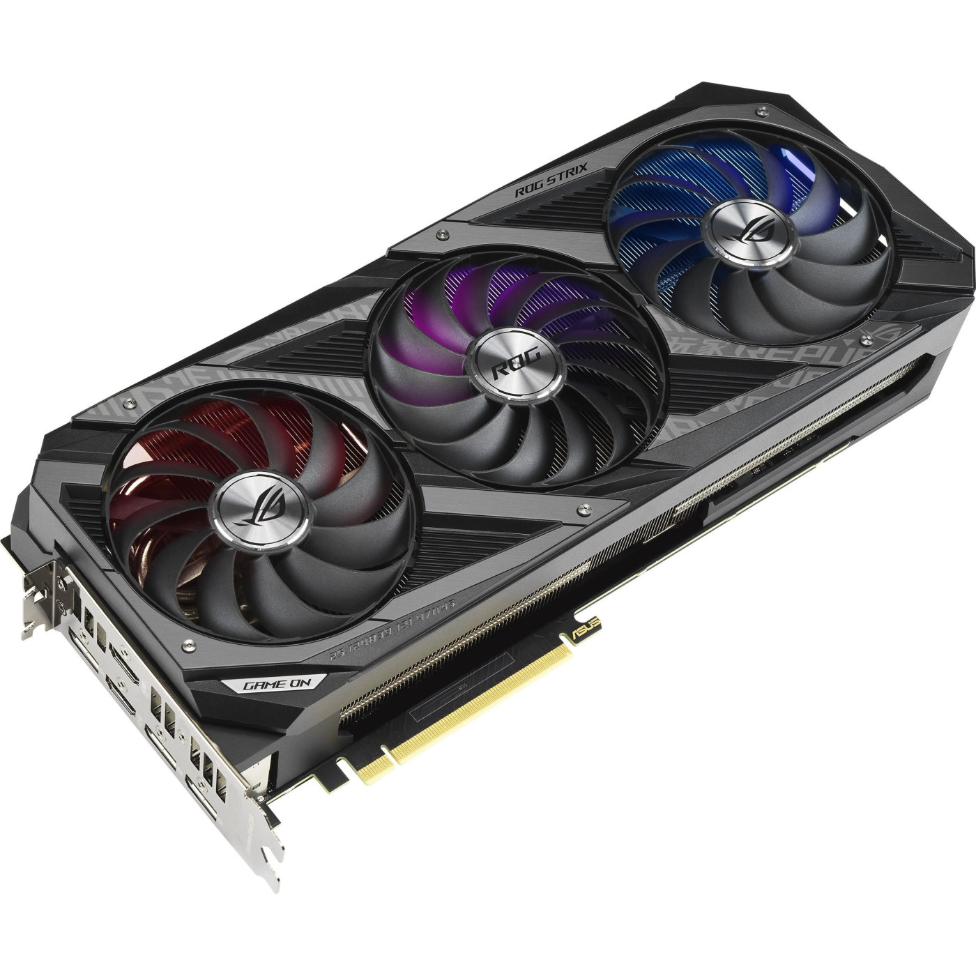 Відеокарта ASUS RTX 3060Ti 8Gb ROG Strix Gaming OC (ROG-STRIX-RTX3060TI-O8G-GAMING) (GDDR6, 256 bit, PCI-E v4.0 x16) Б/в