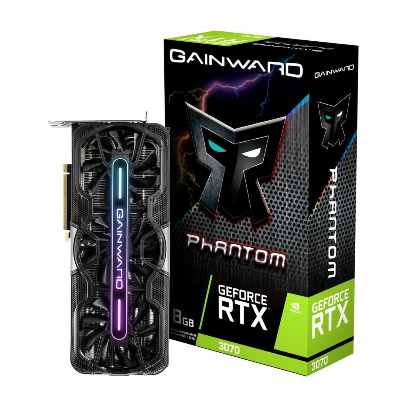 Відеокарта Gainward RTX 3070 8Gb Phantom (NE63070019P2-1040P) (GDDR6, 256 bit, PCI-E v4.0 x16) Б/в