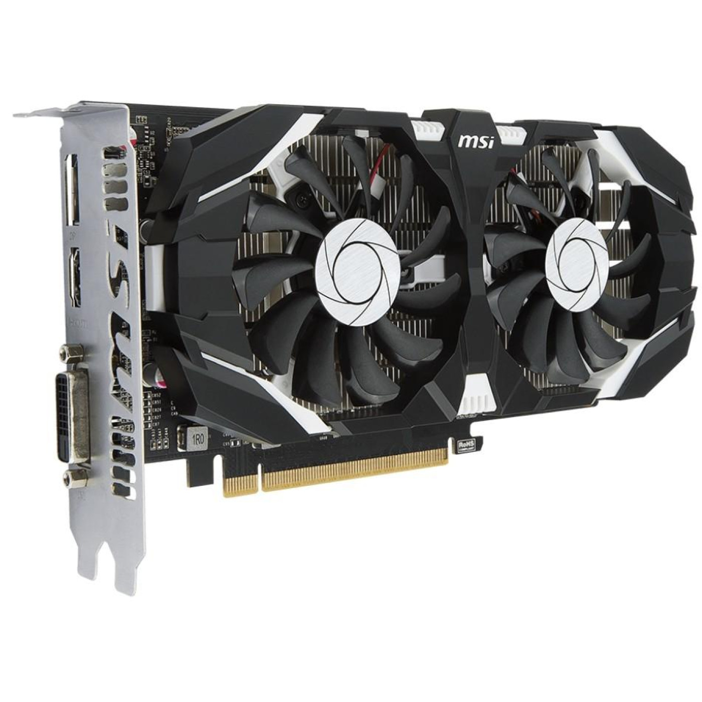 Відеокарта MSI GTX 1050Ti 4Gb OC (GTX 1050 TI 4GT OC) (GDDR5, 128 bit, PCI-E 3.0 x16) Б/в