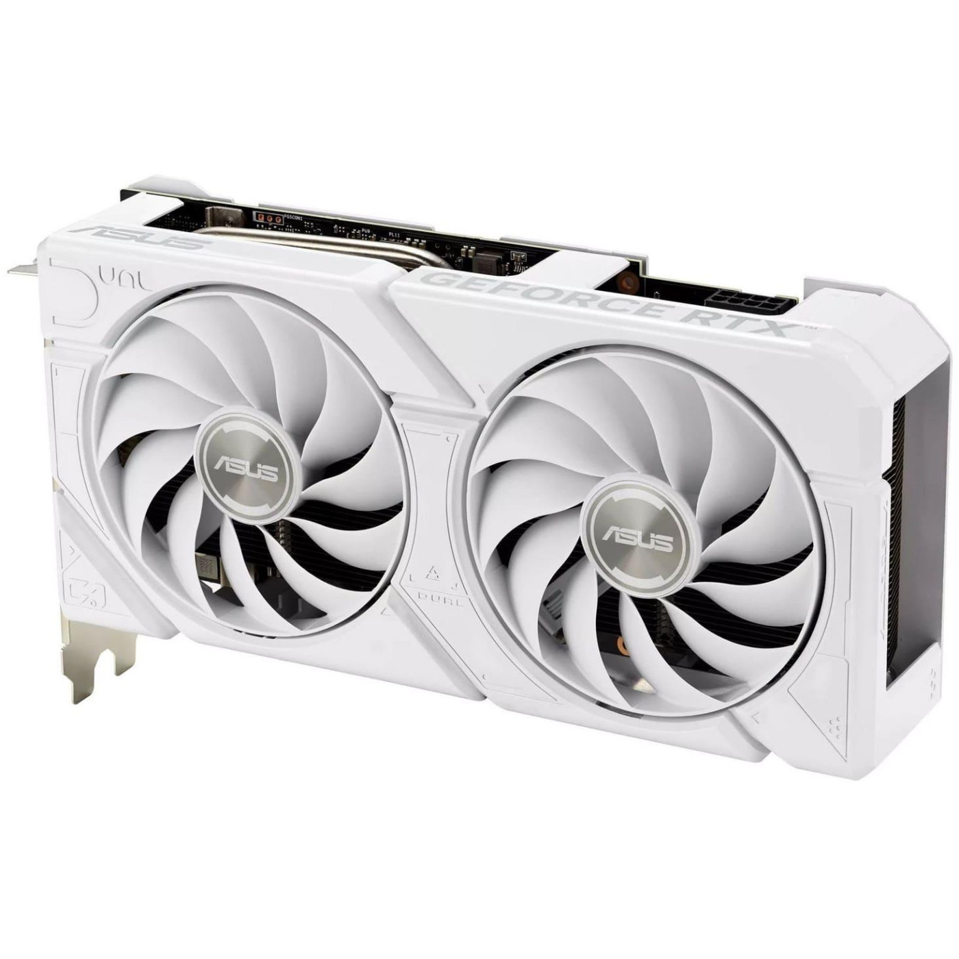 Відеокарта ASUS RTX 4060 8GB DUAL OC EVO WHITE (DUAL-RTX4060-O8G-EVO-WHITE) (GDDR6, 128 bit, PCI-E v4.0 x8) Б/в