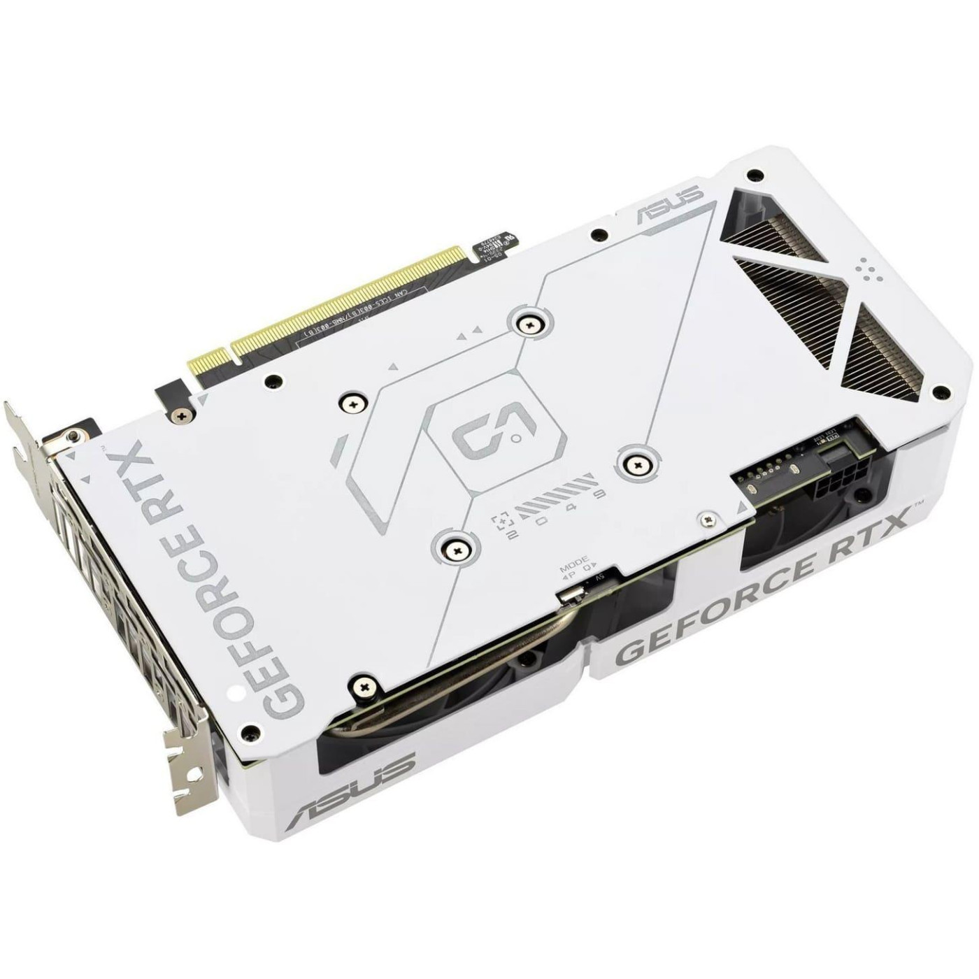 Відеокарта ASUS RTX 4060 8GB DUAL OC EVO WHITE (DUAL-RTX4060-O8G-EVO-WHITE) (GDDR6, 128 bit, PCI-E v4.0 x8) Б/в