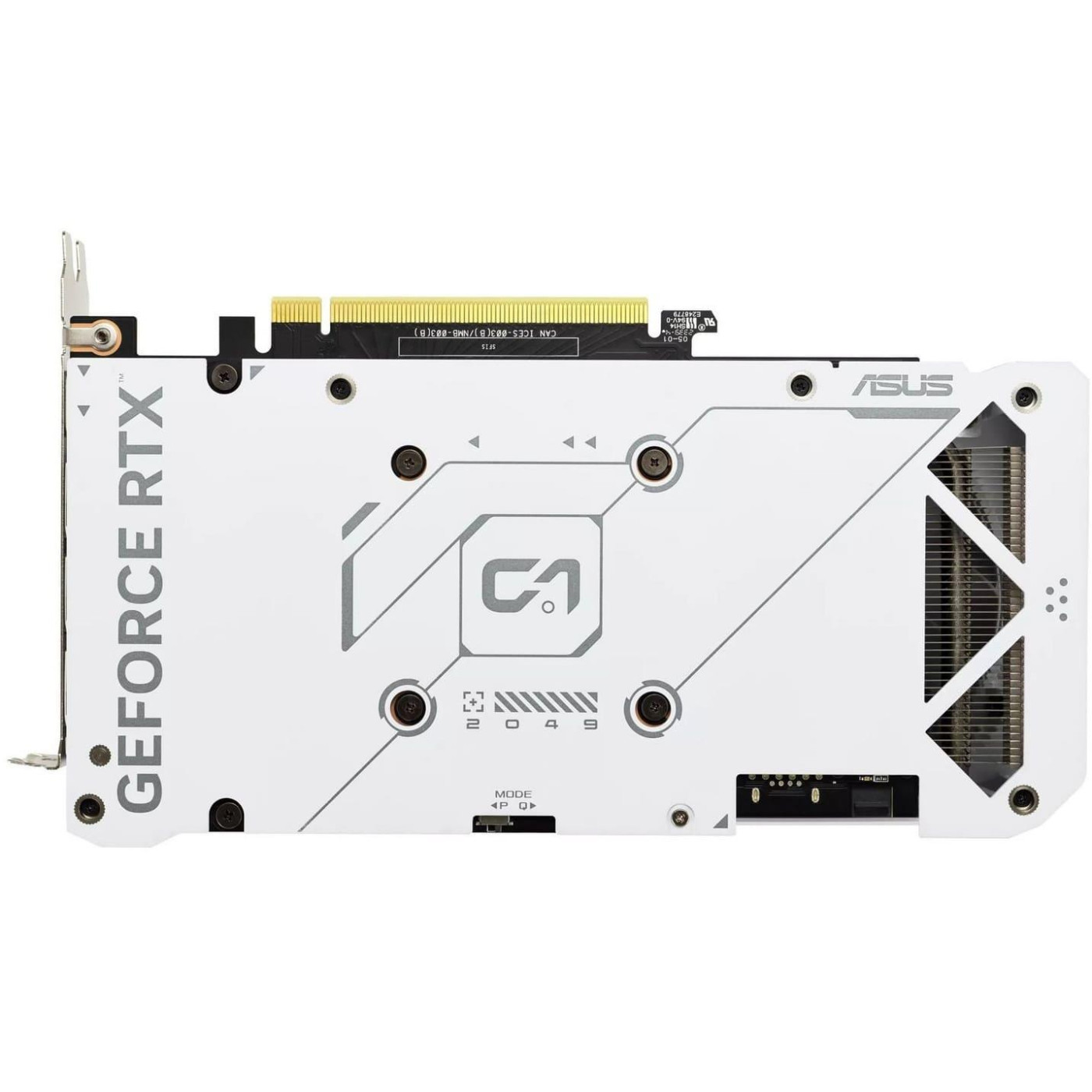 Відеокарта ASUS RTX 4060 8GB DUAL OC EVO WHITE (DUAL-RTX4060-O8G-EVO-WHITE) (GDDR6, 128 bit, PCI-E v4.0 x8) Б/в