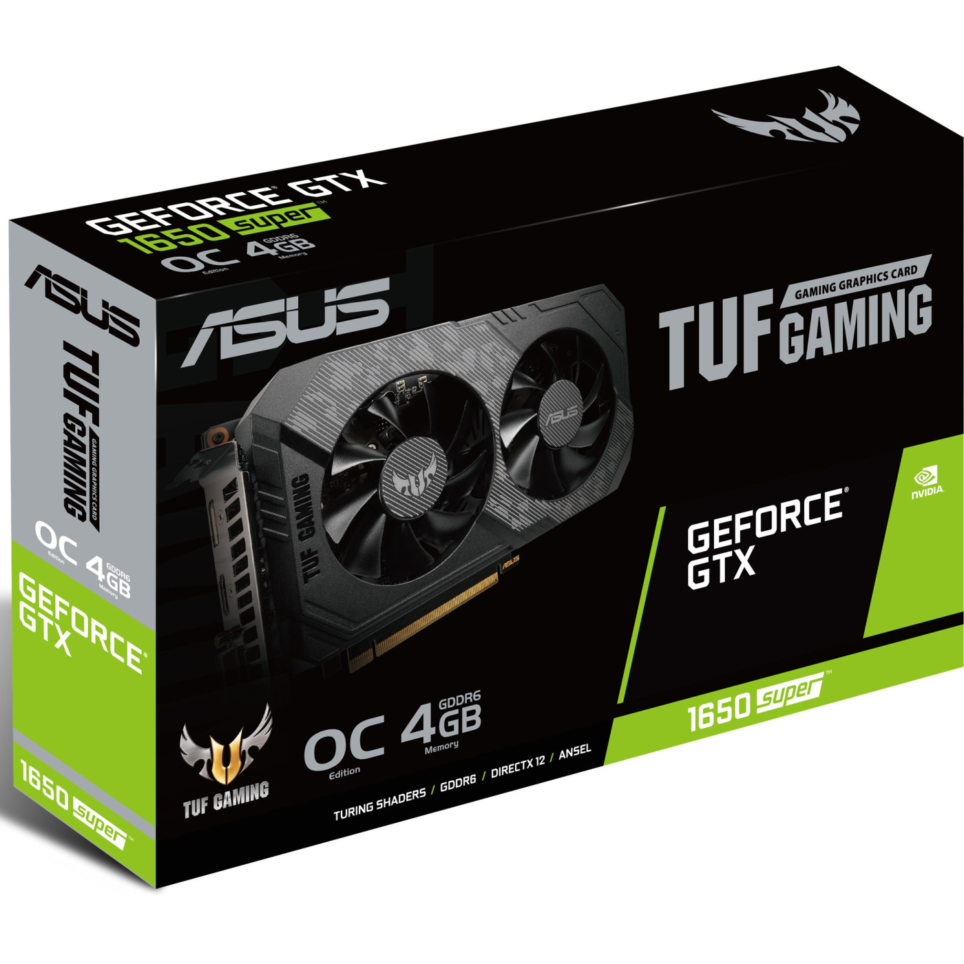 Видеокарта ASUS GTX 1650 Super 4Gb TUF Gaming OC (TUF-GTX1650S-O4G-GAMING) (GDDR6, 128 bit, PCI-E 3.0 x16)