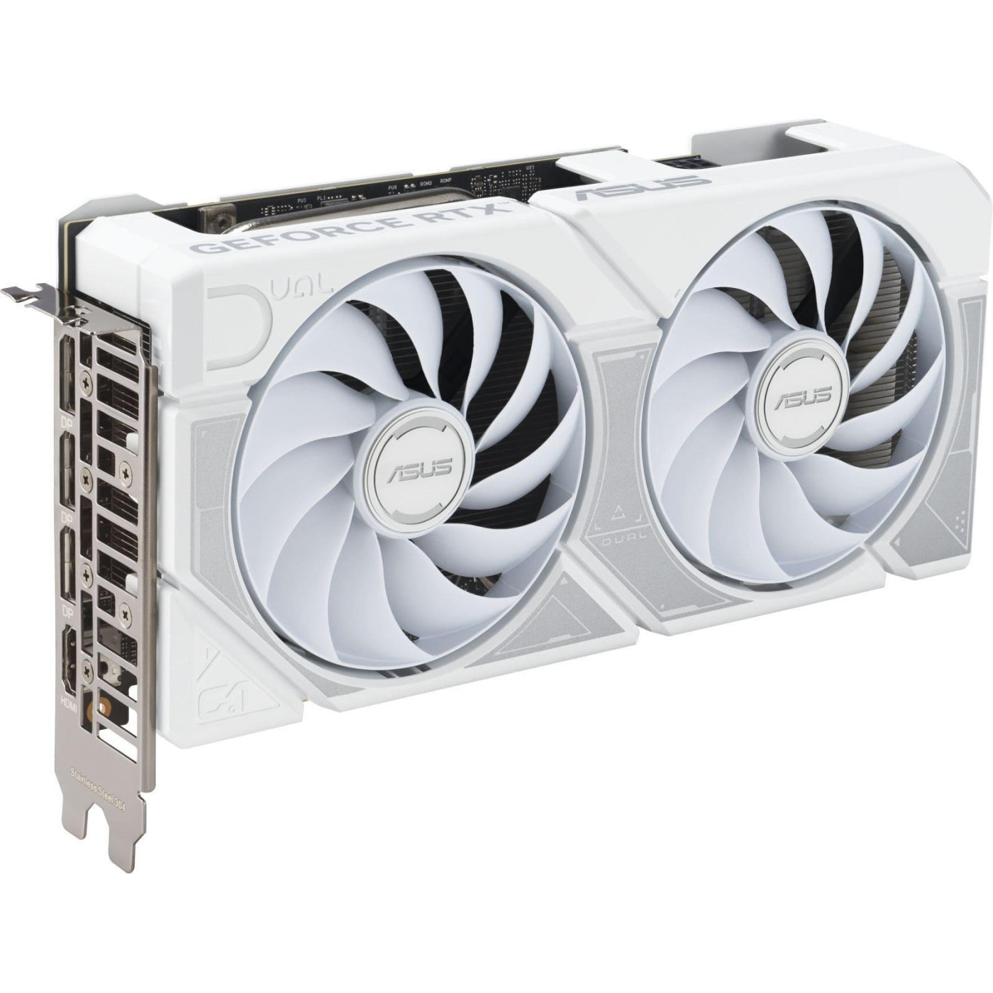 Відеокарта ASUS RTX 5060 TI 16GB Dual OC WHITE (DUAL-RTX5060TI-O16G-WHITE) (GDDR7, 128 bit, PCI-E v5.0 x8)