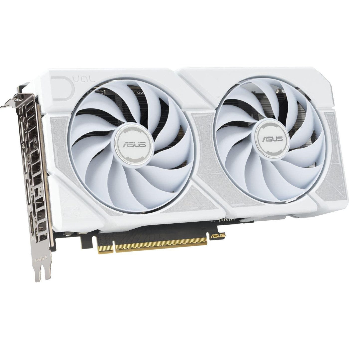 Відеокарта ASUS RTX 5060 TI 16GB Dual OC WHITE (DUAL-RTX5060TI-O16G-WHITE) (GDDR7, 128 bit, PCI-E v5.0 x8)