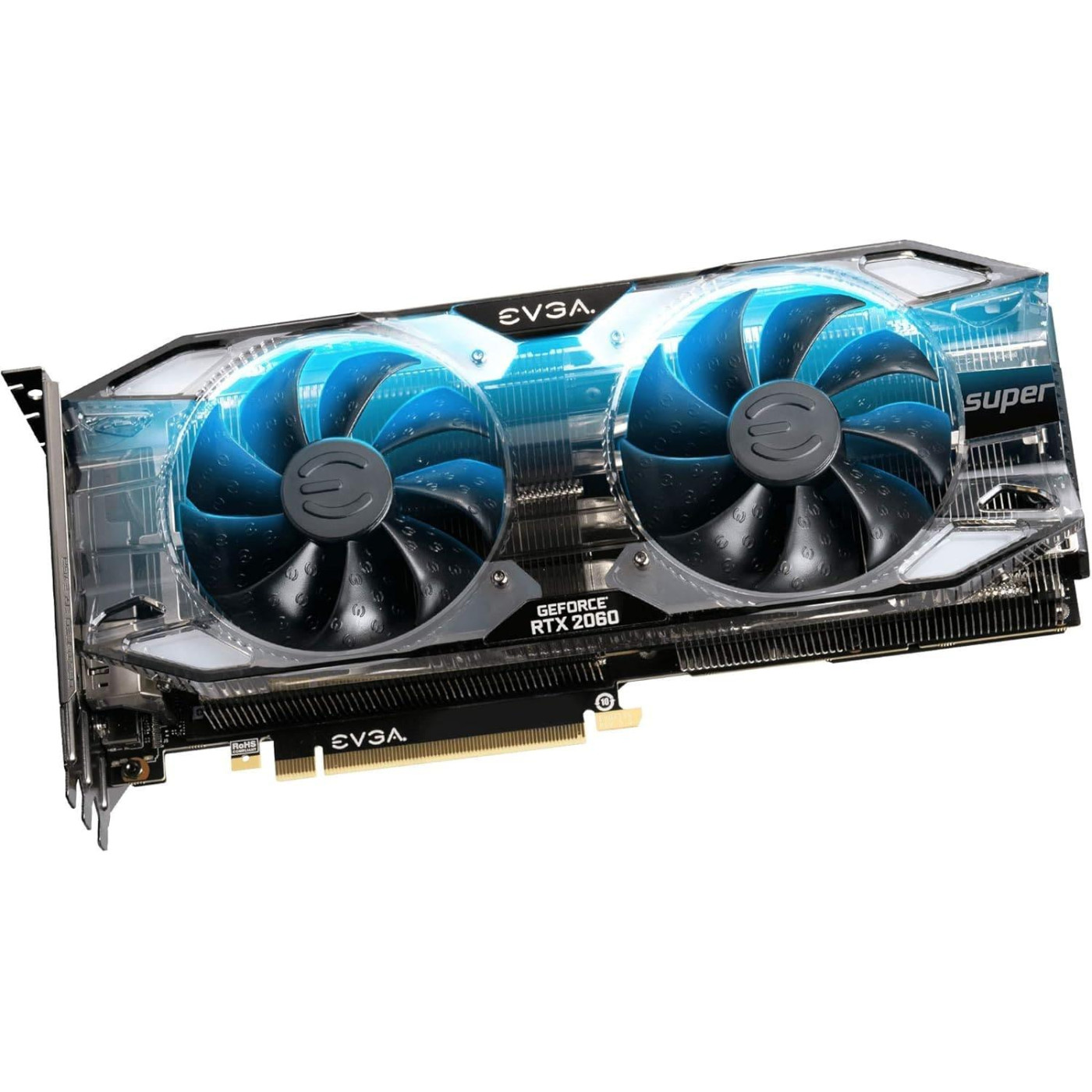Відеокарта EVGA RTX 2060 SUPER XC ULTRA OVERCLOCKED 8GB (08G-P4-3163-KR) (GDDR6, 256 bit, PCI-E v3.0) Б/в