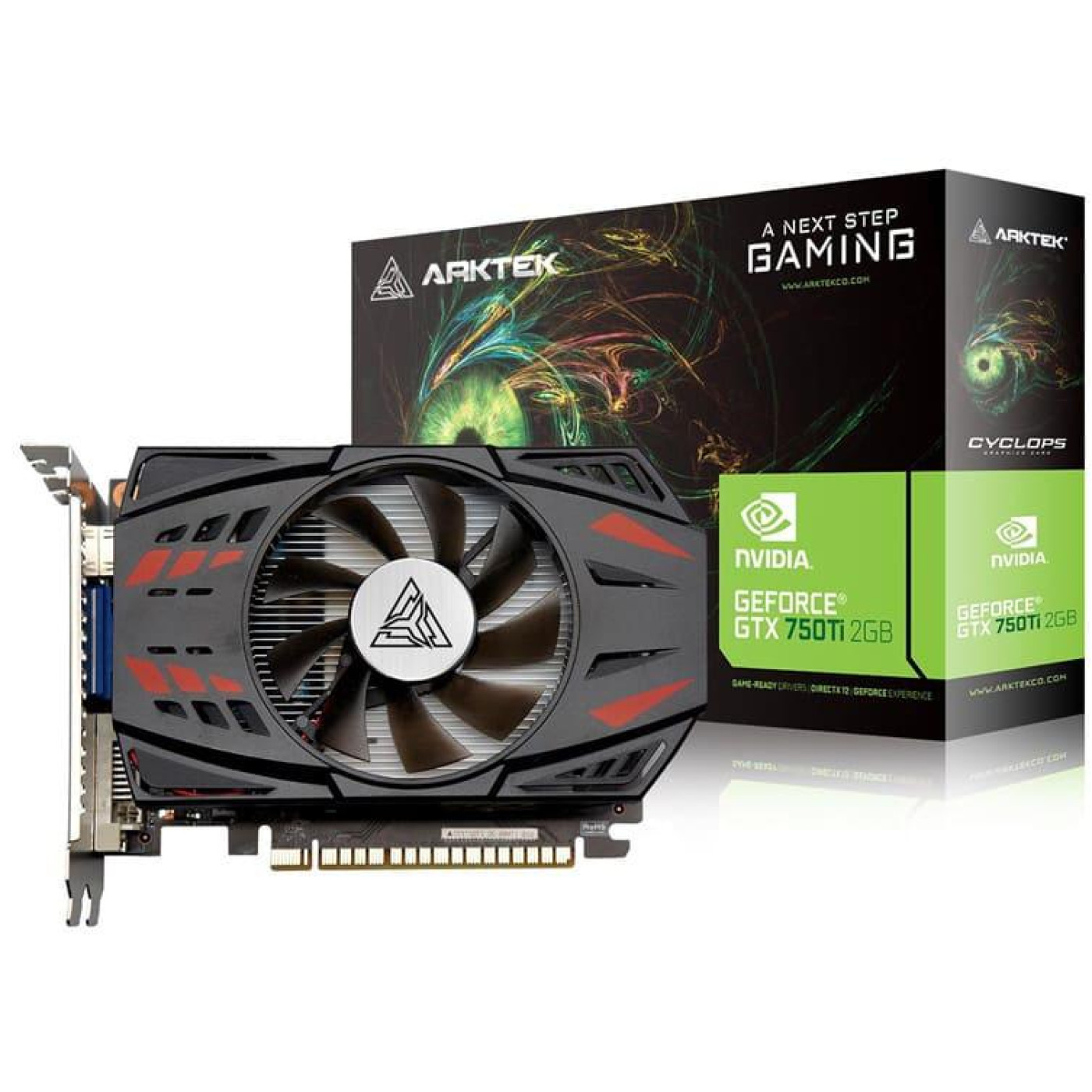 Видеокарта Arktek GTX 750Ti 2Gb (AKN750TID5S2GH1) (GDDR5, 128 bit, PCI-E v3.0)