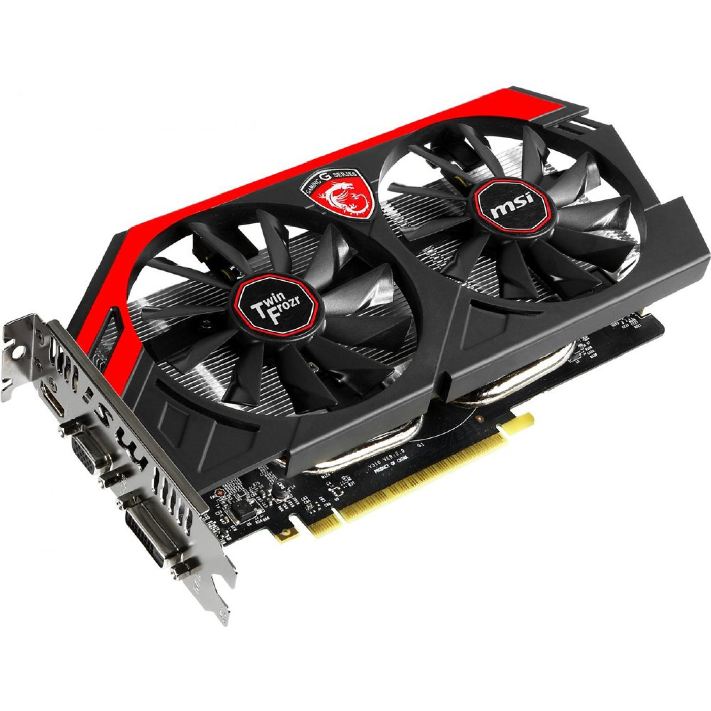 Видеокарта MSI GTX 750Ti 2Gb Twin Frozr OC Gaming (N750Ti_TF_2GD5/OC) (GDDR5, 128 bit, PCI-E 3.0 x16) Б/у