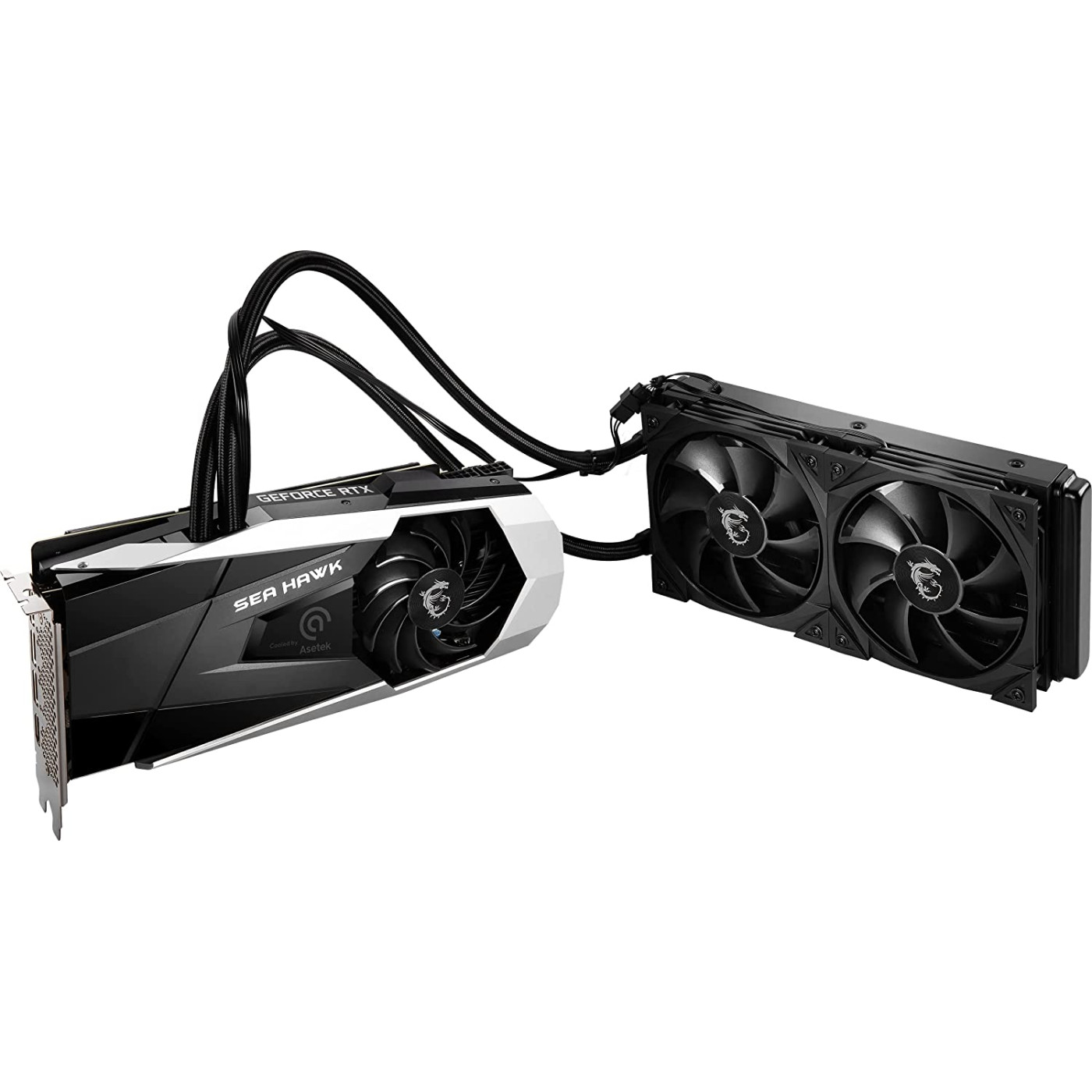 Відеокарта MSI RTX 3080 10Gb SEA HAWK X LHR (GeForce RTX 3080 SEA HAWK X 10G LHR) (GDDR6X, 320 bit, PCI-E v4.0 x16) Б/в