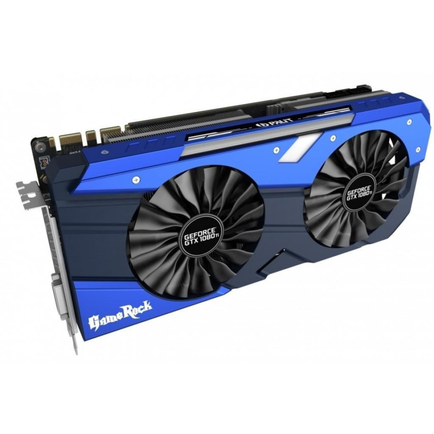 Відеокарта Palit GTX 1080Ti 11Gb GameRock Premium Edition (NEB108TH15LC-1020G) (GDDR5X, 352 bit, PCI-E 3.0 x16) Б/в