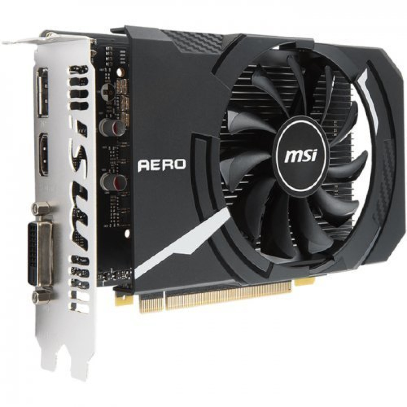 Відеокарта MSI GTX 1050Ti 4Gb Aero ITX OC (GTX 1050 TI AERO ITX 4G OCV1) (GDDR5, 128 bit, PCI-E v3.0) Б/в