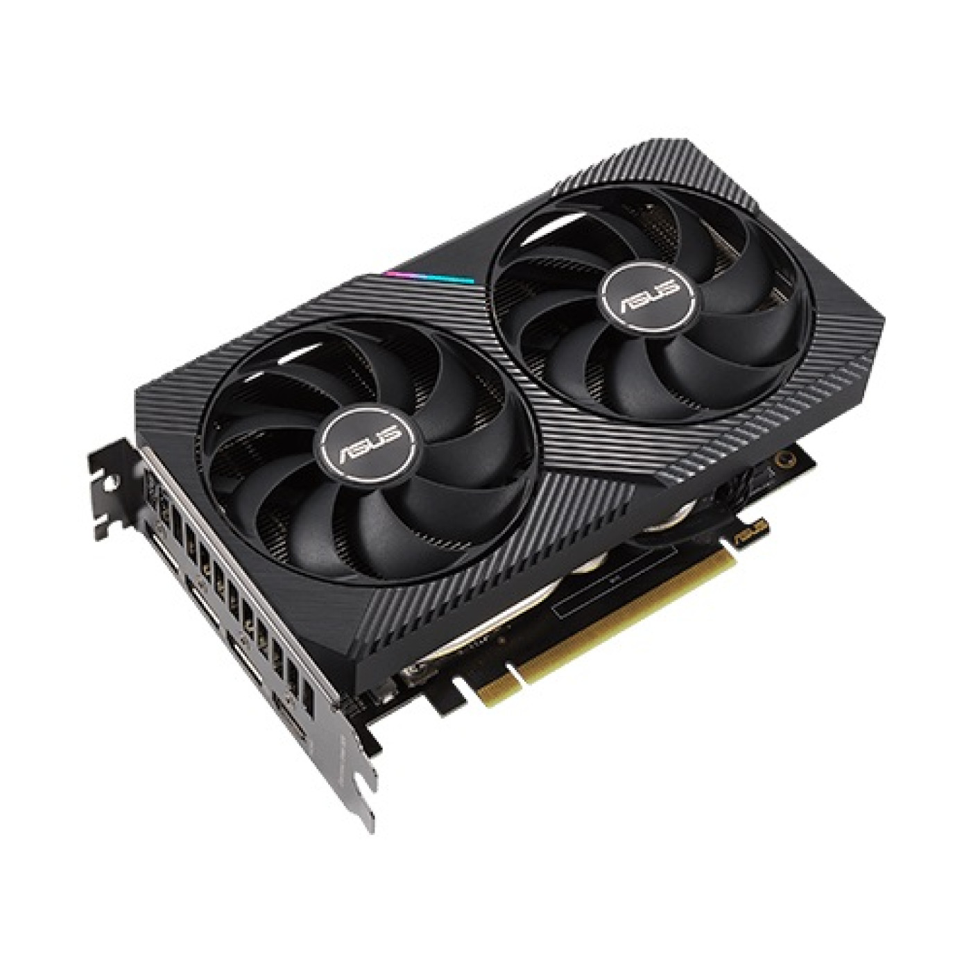 Відеокарта ASUS RTX 3060Ti 8Gb Mini V2 LHR (DUAL-RTX3060TI-8G-MINI-V2) (GDDR6, 256 bit, PCI-E v4.0 x16) Б/в