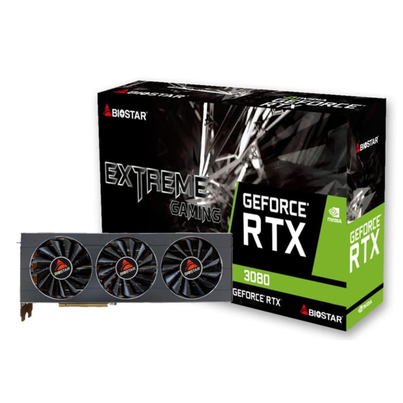 Видеокарта Biostar RTX 3080 10GB (VN3806RMT3) (GDDR6X, 320 bit, PCI-E 4.0 x16)