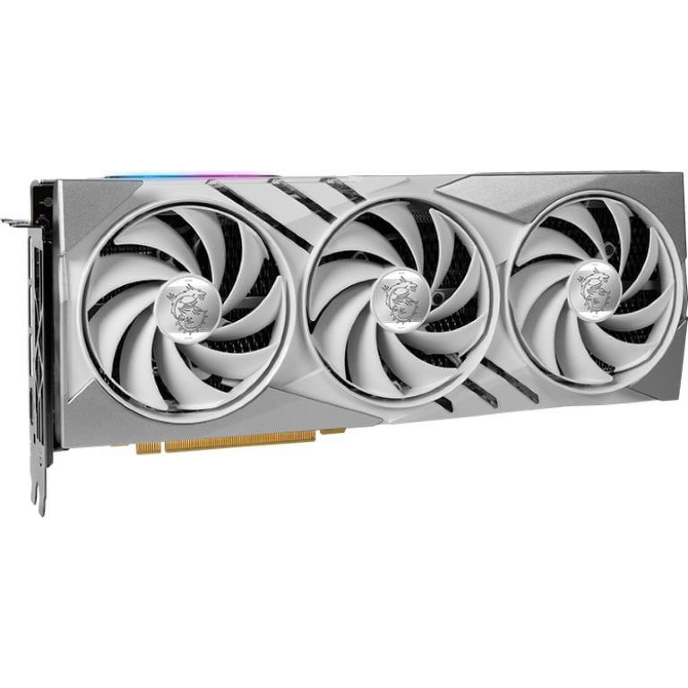 Видеокарта MSI RTX 4070 12Gb GAMING X SLIM WHITE (RTX 4070 GAMING X SLIM WHITE 12G) (GDDR6X, 192 bit, PCI-E 4.0 x16)