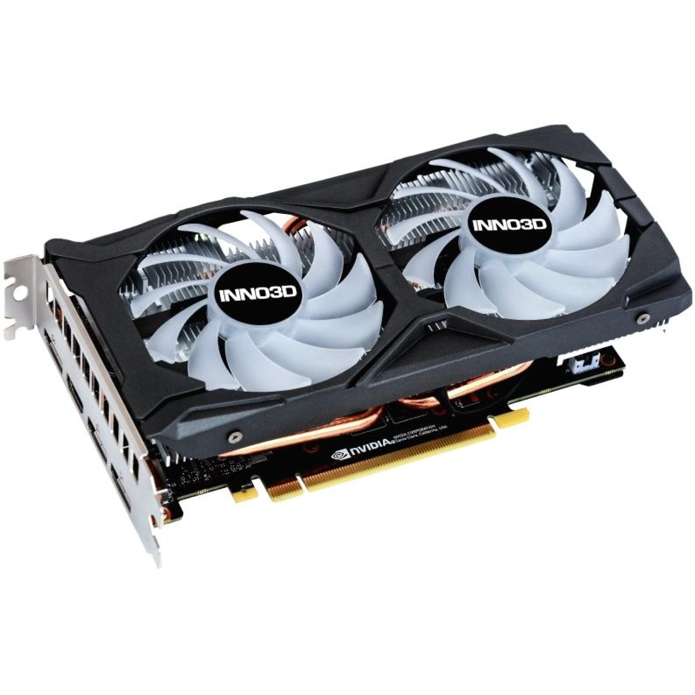 Видеокарта Inno3D GTX 1660 6Gb Super Twin X2 OC RGB (N166S2-06D6X-1712VA15LB) (GDDR6, 192 bit, PCI-E v3.0) Б/у