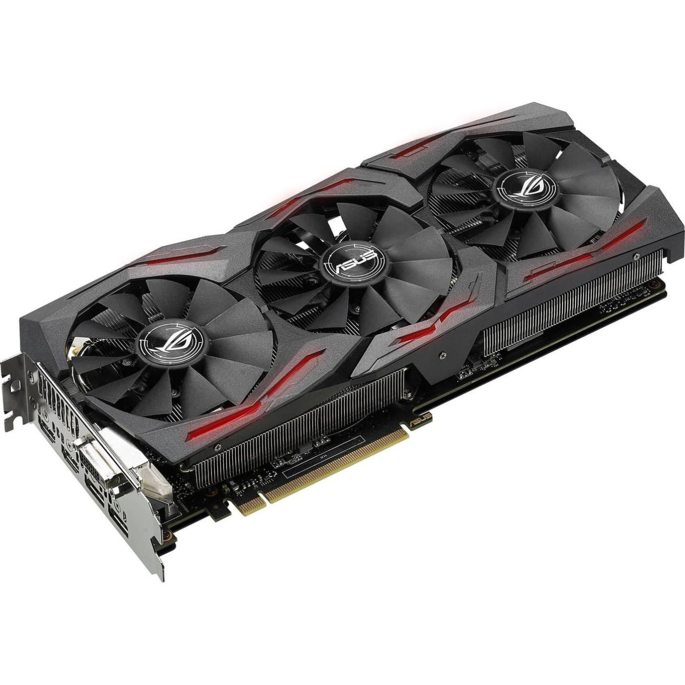 Видеокарта ASUS GTX 1080 8Gb Rog Strix Advanced (STRIX-GTX1080-A8G-GAMING) (GDDR5X, 256 bit, PCI-E 3.0 x16) Б/у