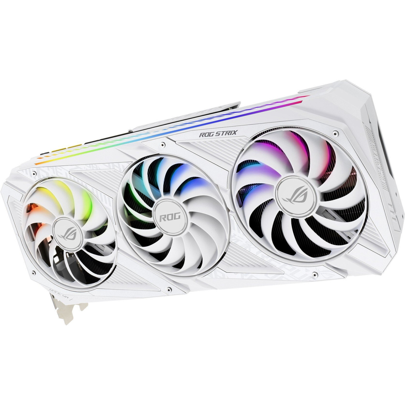 Відеокарта ASUS RTX 3090 24GB ROG Strix Gaming OC White Edition (ROG-STRIX-RTX3090-O24G-WHITE) (GDDR6X, 384 bit, PCI-E 4.0 x16) Б/в