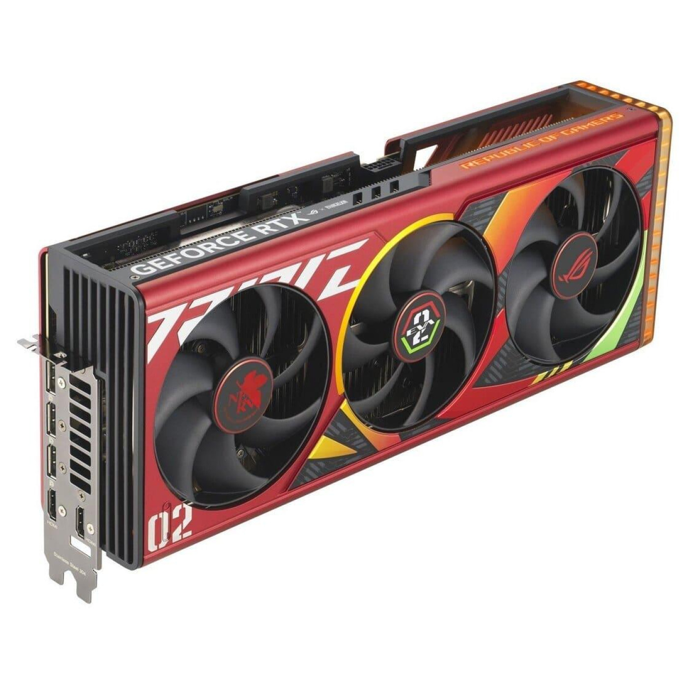 Видеокарта ASUS RTX 4090 24GB STRIX OC GAMING EVA-02-EDITION (ROG-STRIX-RTX4090-O24G-EVA-02-EDITION) (GDDR6X, 384 bit, PCI-E 4.0 x16)