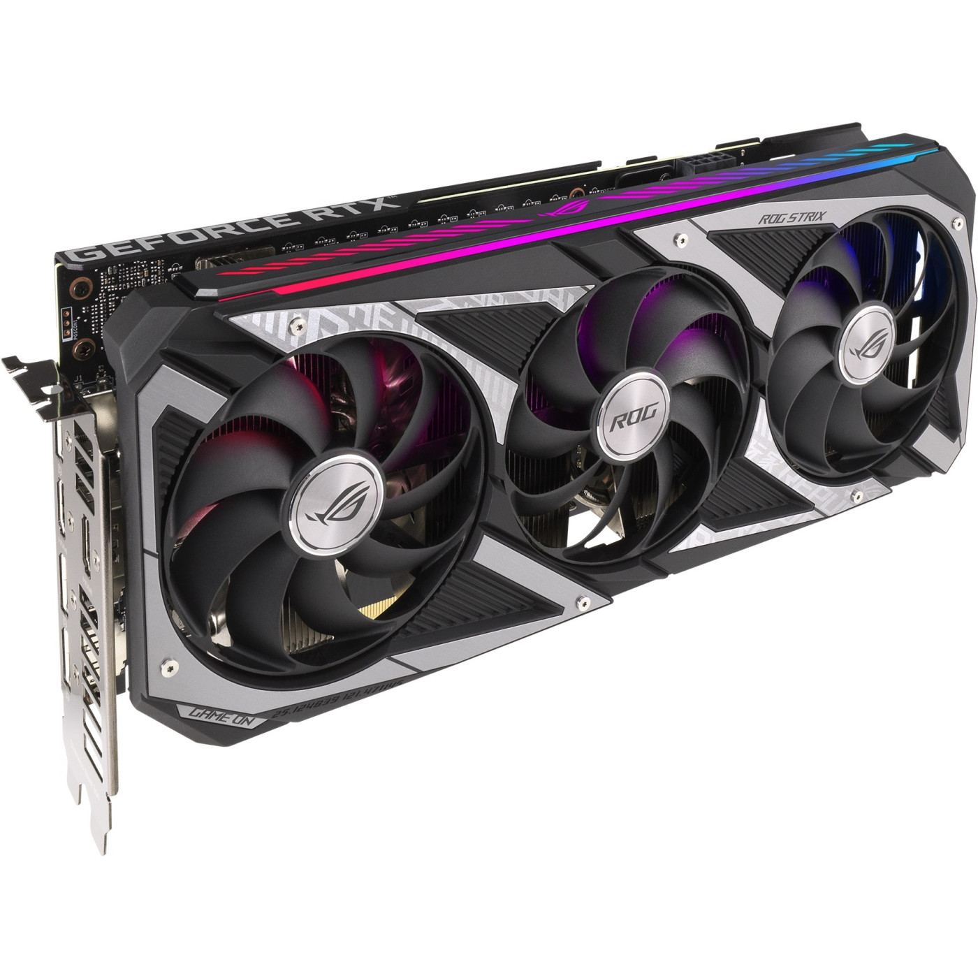 Видеокарта ASUS RTX 3060 12Gb ROG Strix Gaming OC (ROG-STRIX-RTX3060-O12G-GAMING) (GDDR6, 192 bit, PCI-E v4.0 x16) Б/у