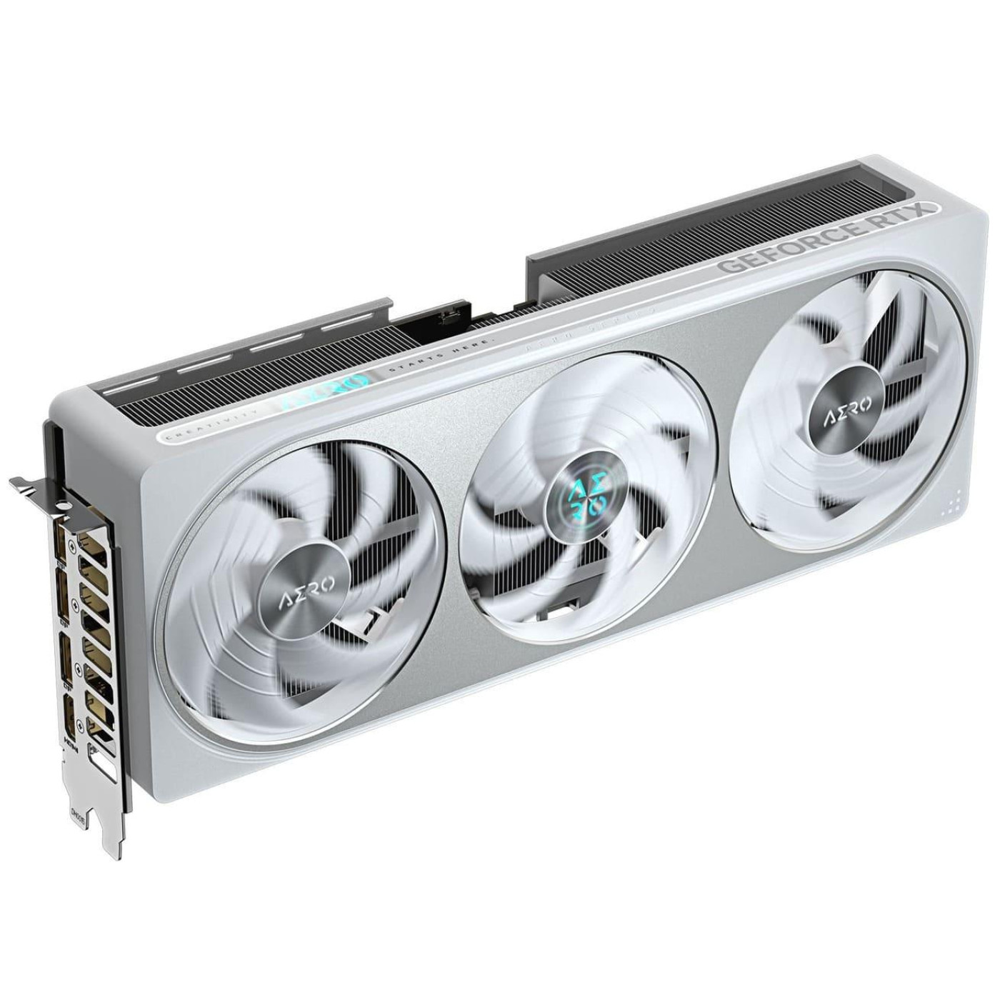 Видеокарта Gigabyte RTX 5070 12GB AERO OC (GV-N5070AERO OC-12GD) (GDDR7, 192 bit, PCI-E v5.0 x16)