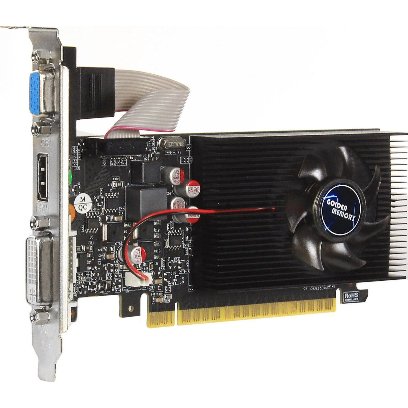 Видеокарта Golden Memory GT 730 4Gb DDR3 64bit HDMI/DVI/VGA LP (GT730LPD34G) (GDDR3, 64 bit, PCI-E 3.0 x16)