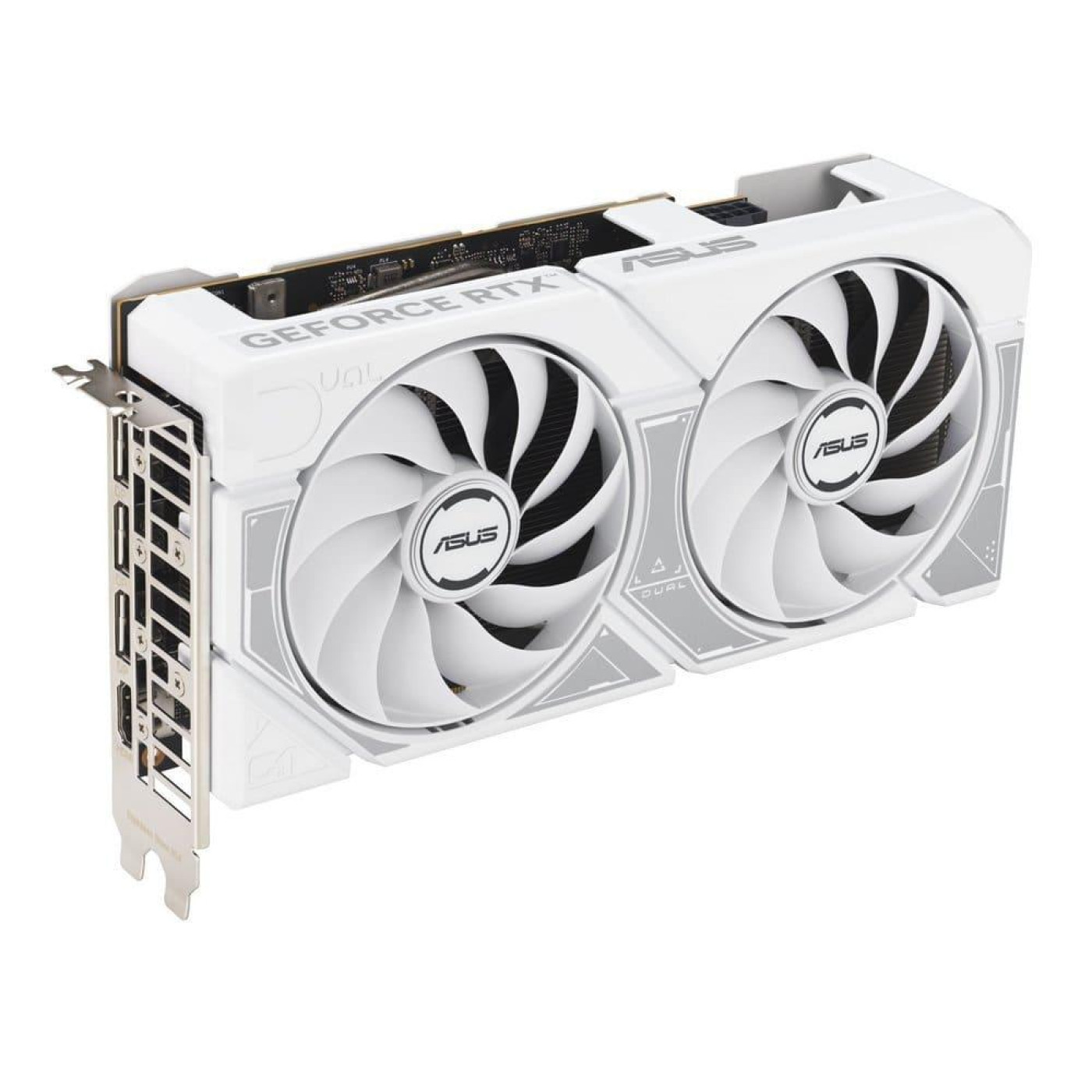 Відеокарта ASUS RTX 5060 8GB DUAL OC WHITE (DUAL-RTX5060-O8G-WHITE) (GDDR7, 128 bit, PCI-E v5.0 x16)