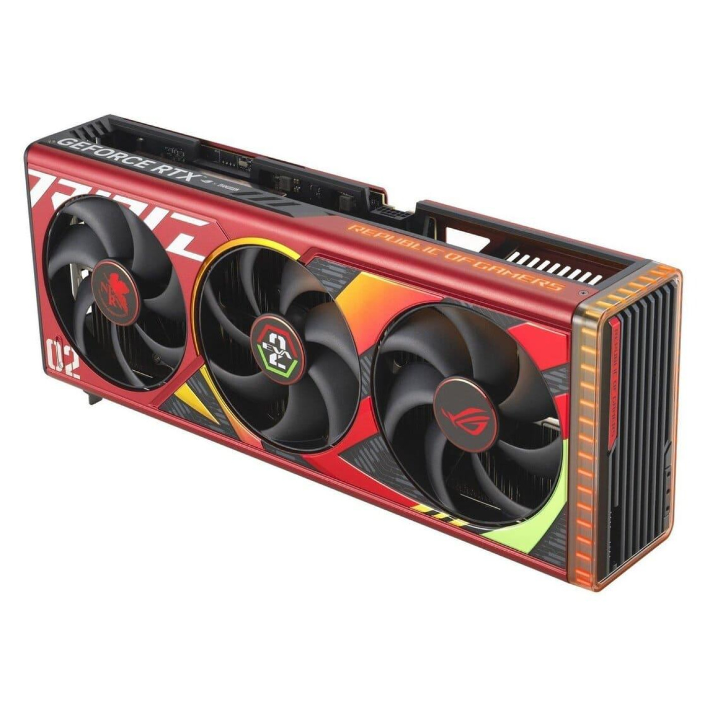Видеокарта ASUS RTX 4090 24GB STRIX OC GAMING EVA-02-EDITION (ROG-STRIX-RTX4090-O24G-EVA-02-EDITION) (GDDR6X, 384 bit, PCI-E 4.0 x16)