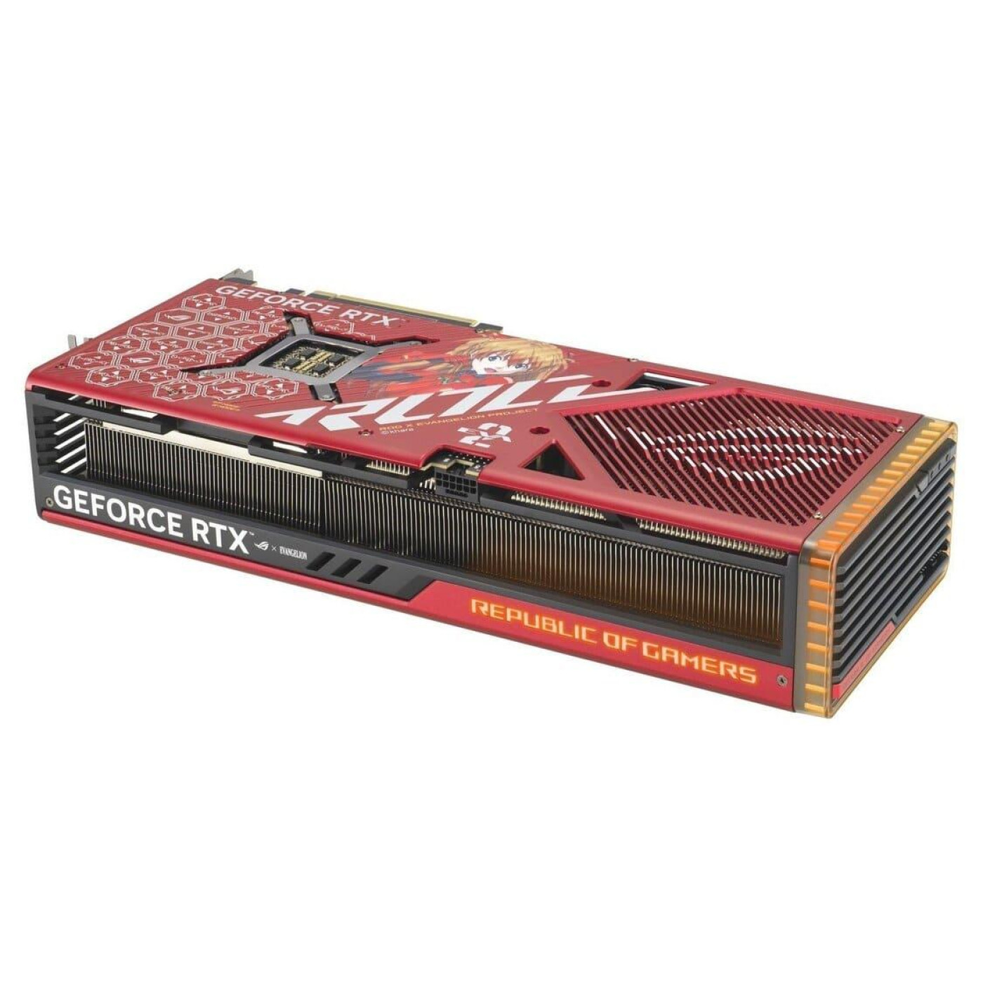 Видеокарта ASUS RTX 4090 24GB STRIX OC GAMING EVA-02-EDITION (ROG-STRIX-RTX4090-O24G-EVA-02-EDITION) (GDDR6X, 384 bit, PCI-E 4.0 x16)