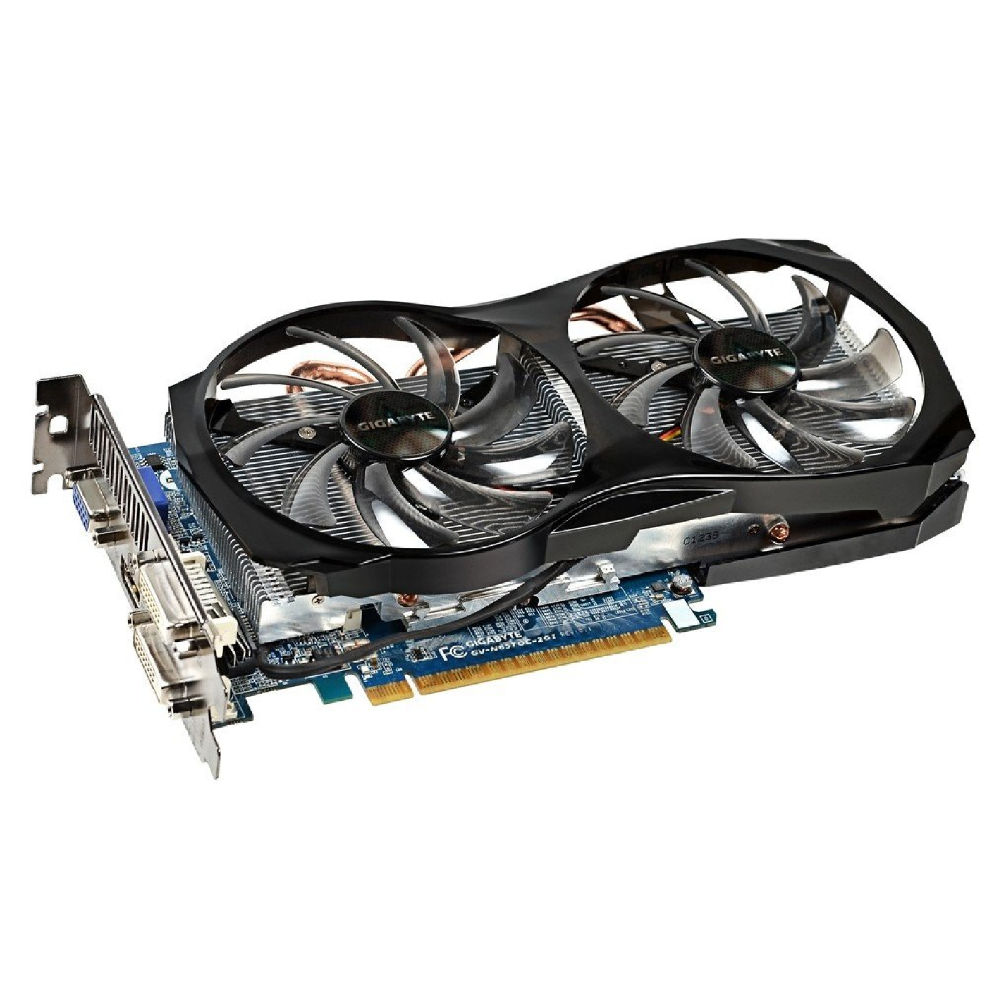 Відеокарта Gigabyte GTX 650Ti 2Gb (GV-N65TOC-2GI) (GDDR5, 128 bit, PCI-E 3.0 x16) Б/в