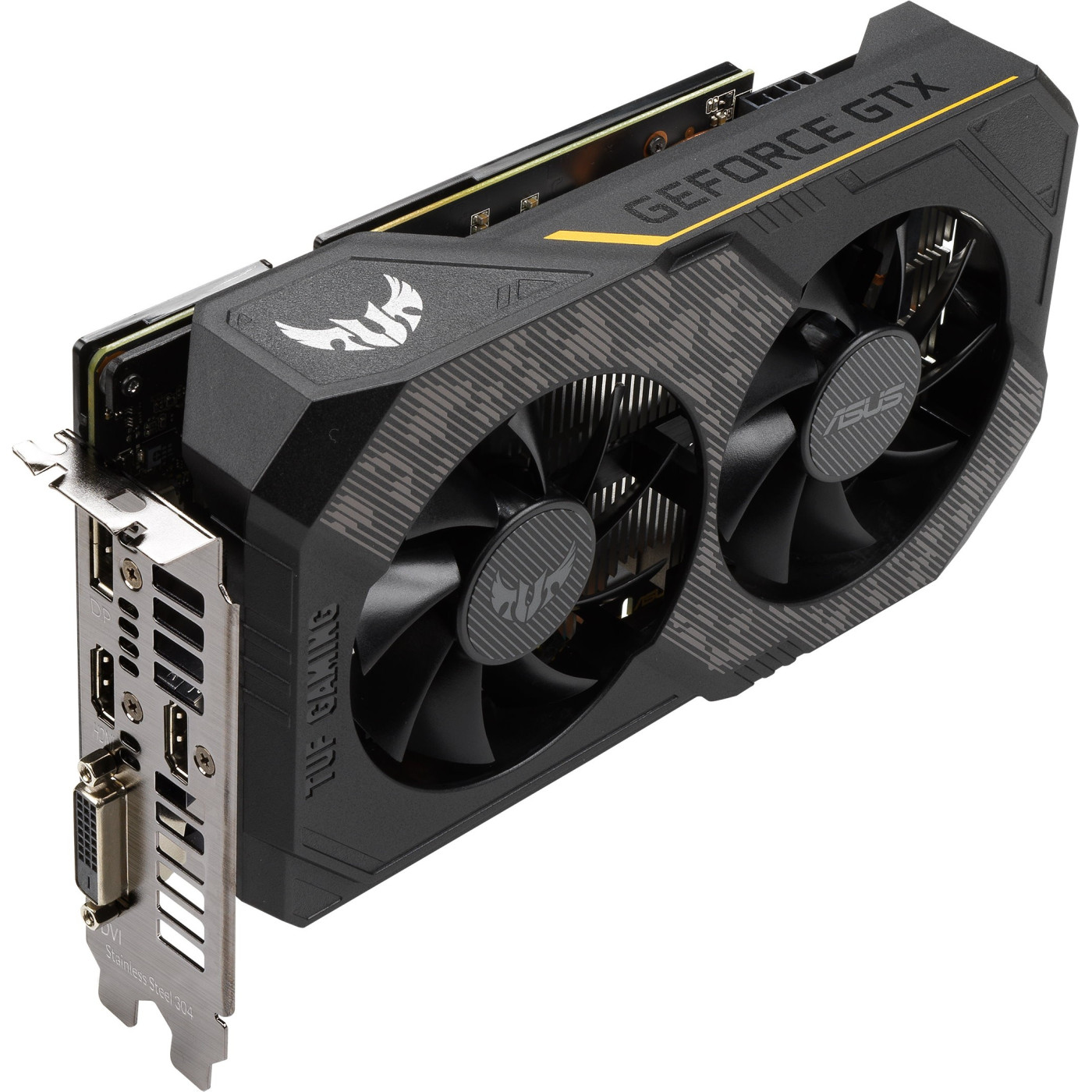 Видеокарта ASUS GTX 1660Ti 6Gb TUF EVO Gaming (TUF-GTX1660TI-6G-EVO-GAMING) (GDDR6, 192 bit, PCI-E v3.0) Б/у