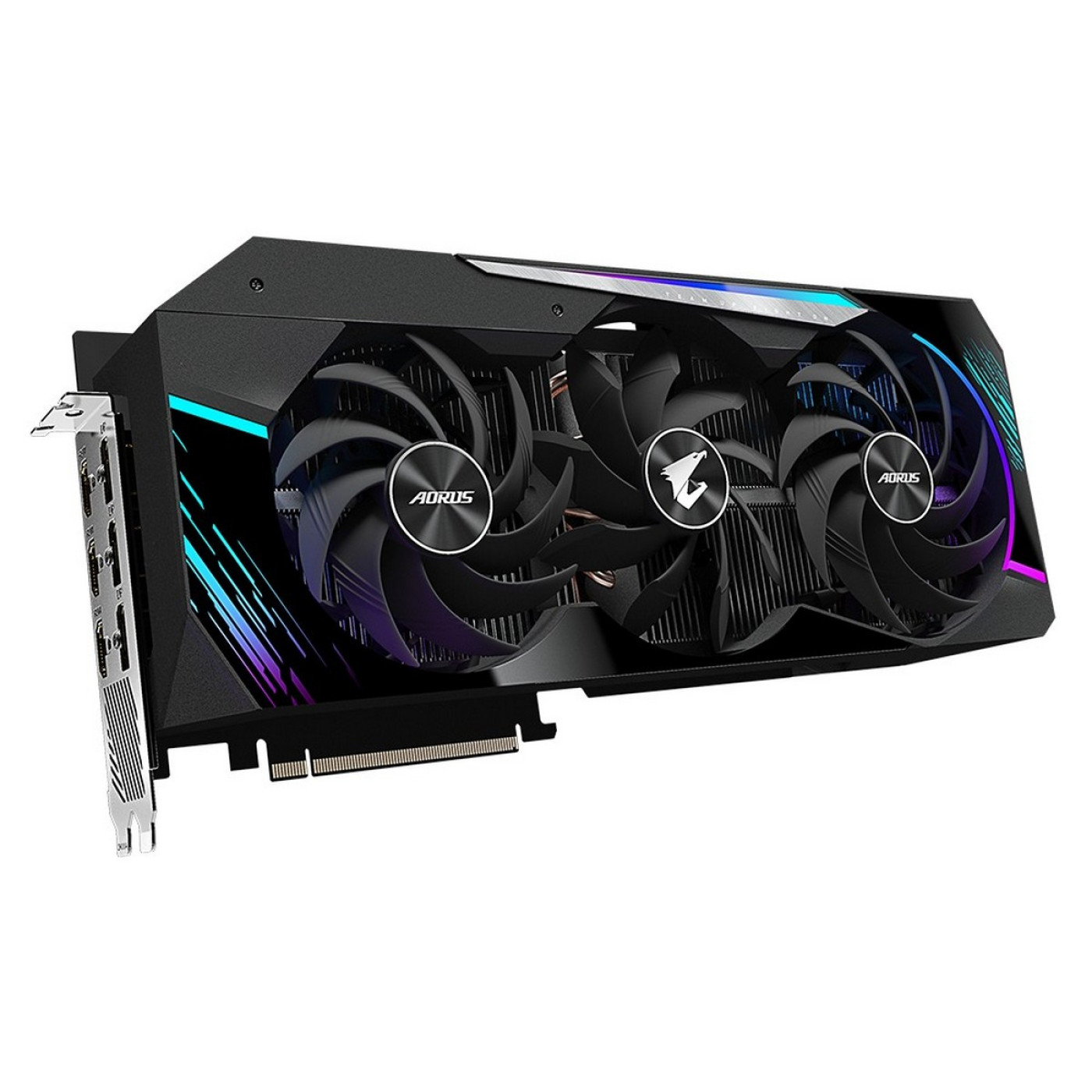 Відеокарта Gigabyte RTX 3080 10Gb Aorus Master (GV-N3080AORUS M-10GD) (GDDR6X, 320 bit, PCI-E v4.0 x16) Б/в