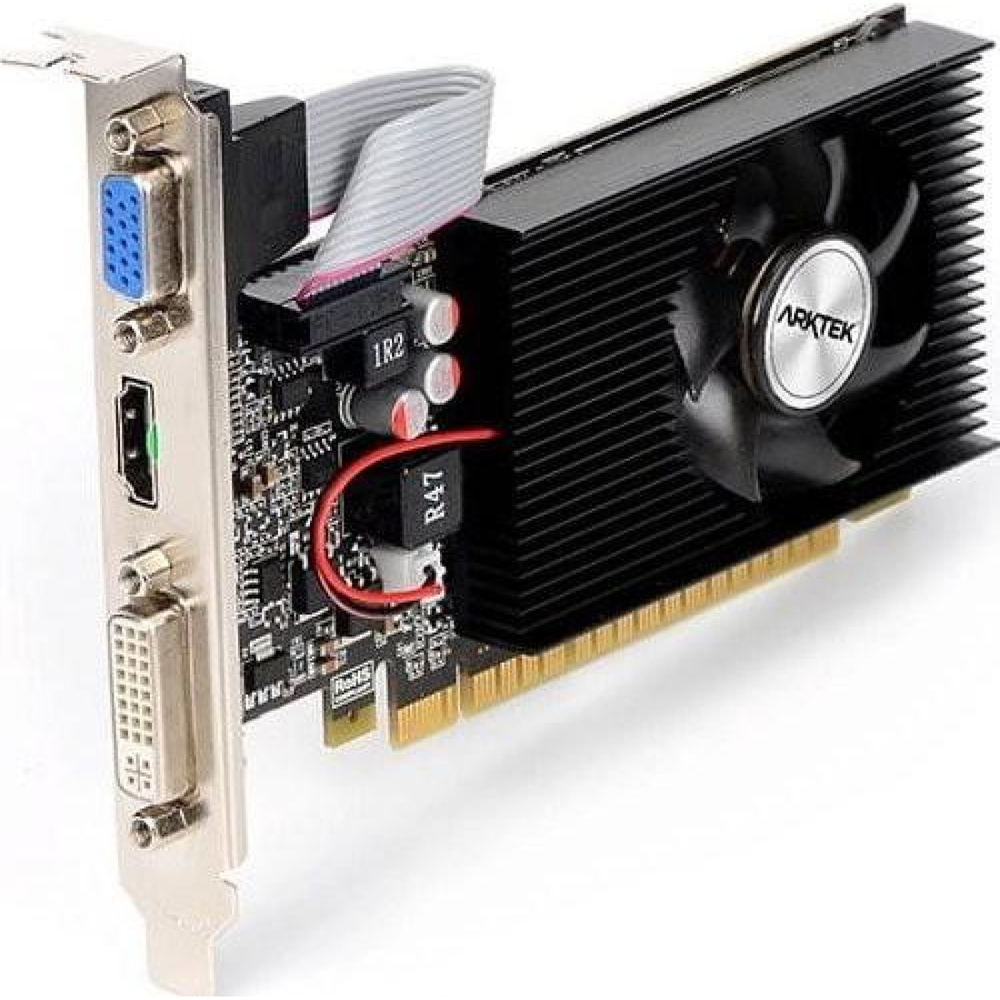 Видеокарта Arktek GT 710 4GB DDR3 Low Profile Single Fan (AKN710D3S4GL1) (GDDR3, 64 bit, PCI-E 2.0 x16)