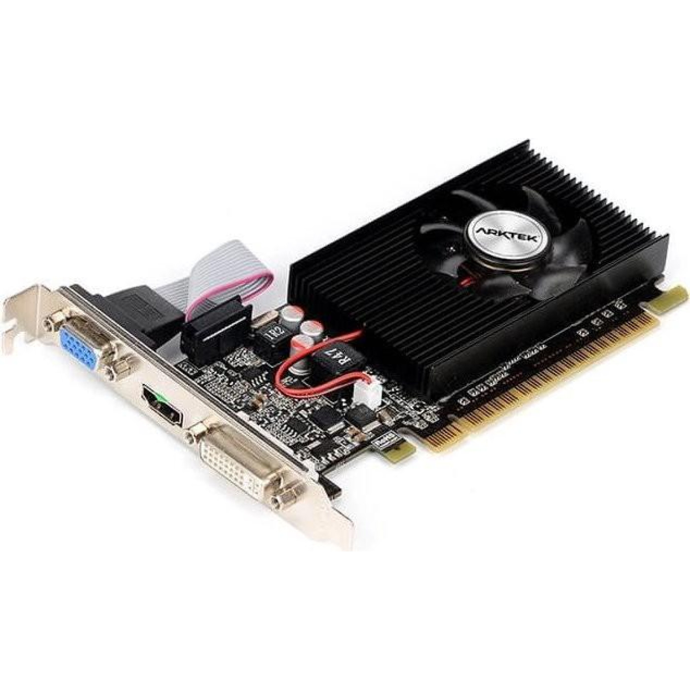 Видеокарта Arktek GT 710 4GB DDR3 Low Profile Single Fan (AKN710D3S4GL1) (GDDR3, 64 bit, PCI-E 2.0 x16)