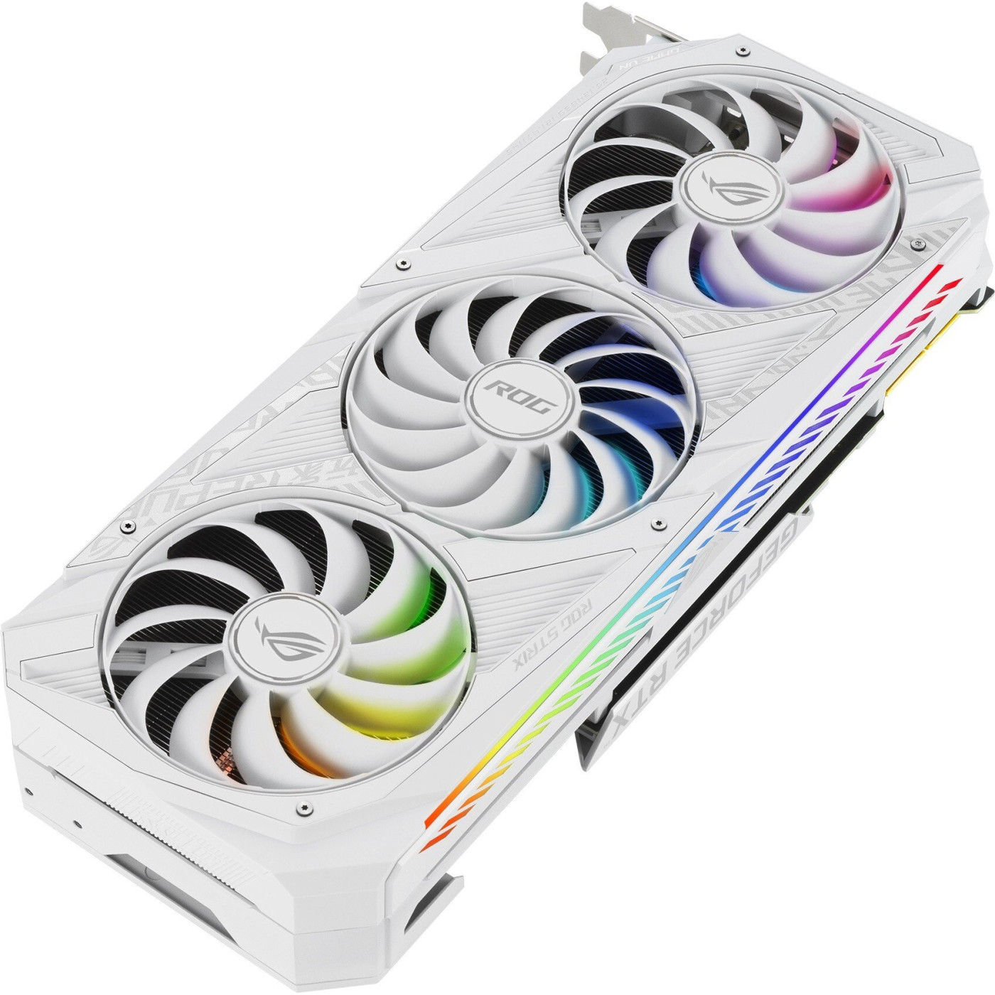 Відеокарта ASUS RTX 3090 24GB ROG Strix Gaming OC White Edition (ROG-STRIX-RTX3090-O24G-WHITE) (GDDR6X, 384 bit, PCI-E 4.0 x16) Б/в