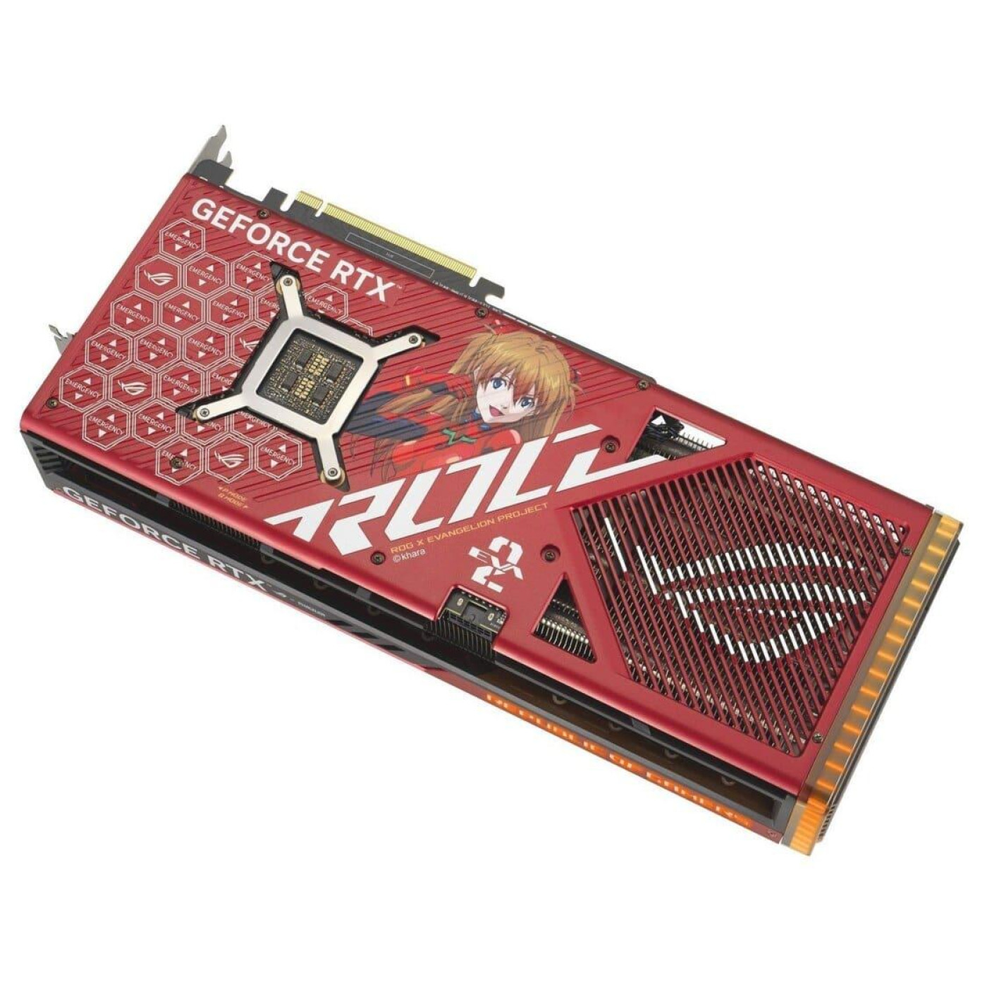 Видеокарта ASUS RTX 4090 24GB STRIX OC GAMING EVA-02-EDITION (ROG-STRIX-RTX4090-O24G-EVA-02-EDITION) (GDDR6X, 384 bit, PCI-E 4.0 x16)