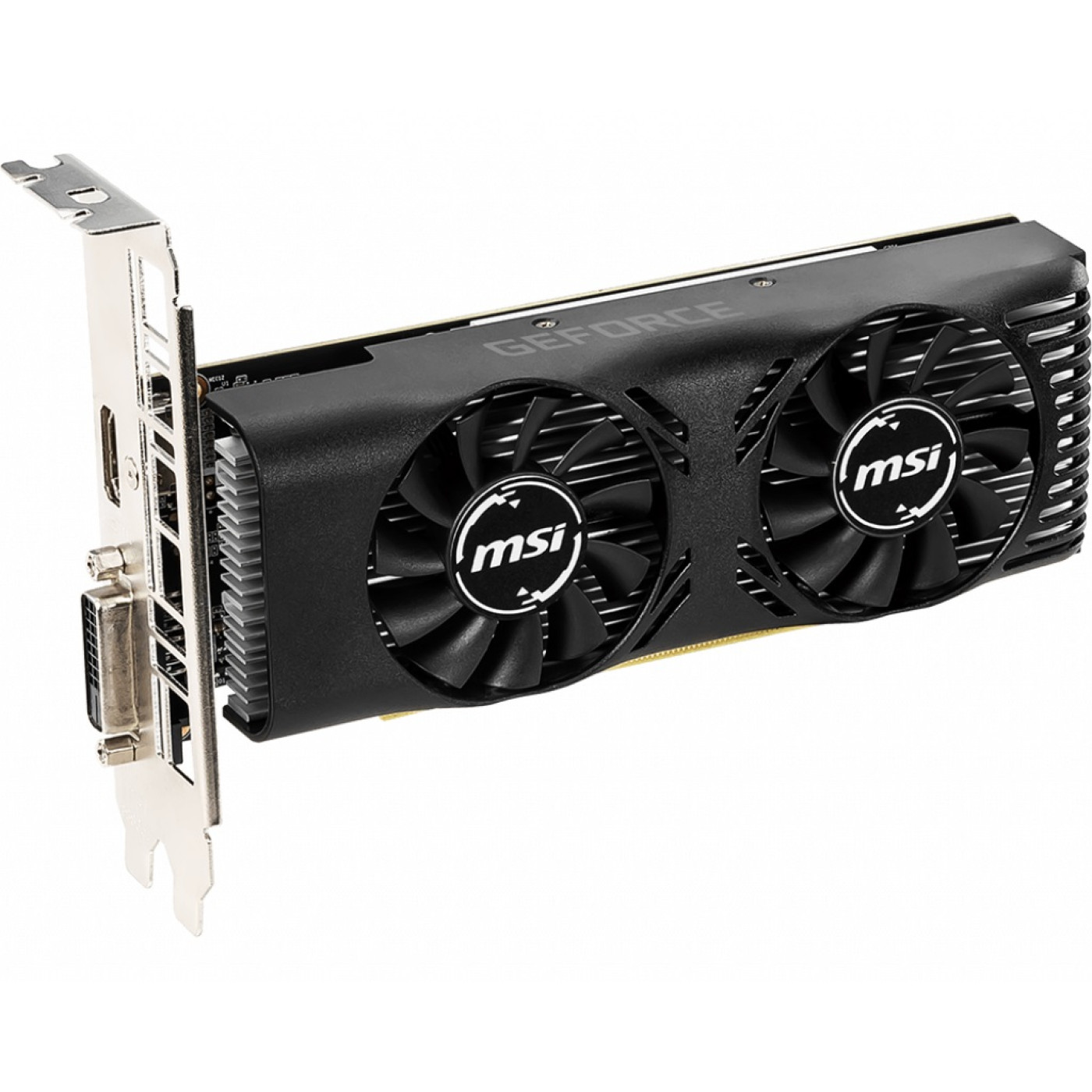 Видеокарта MSI GTX 1650 4Gb Low Profile OC (GeForce GTX 1650 4GT LP OC) (GDDR5, 128 bit, PCI-E 3.0 x16) Б/у