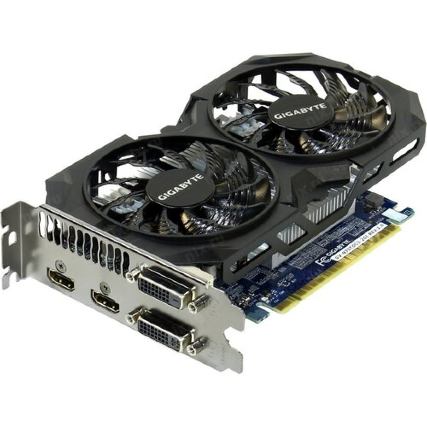 Видеокарта Gigabyte GTX 750Ti 2Gb (GV-N75TOC2-2GI) (GDDR5, 128 bit, PCI-E 3.0 x16) Б/у