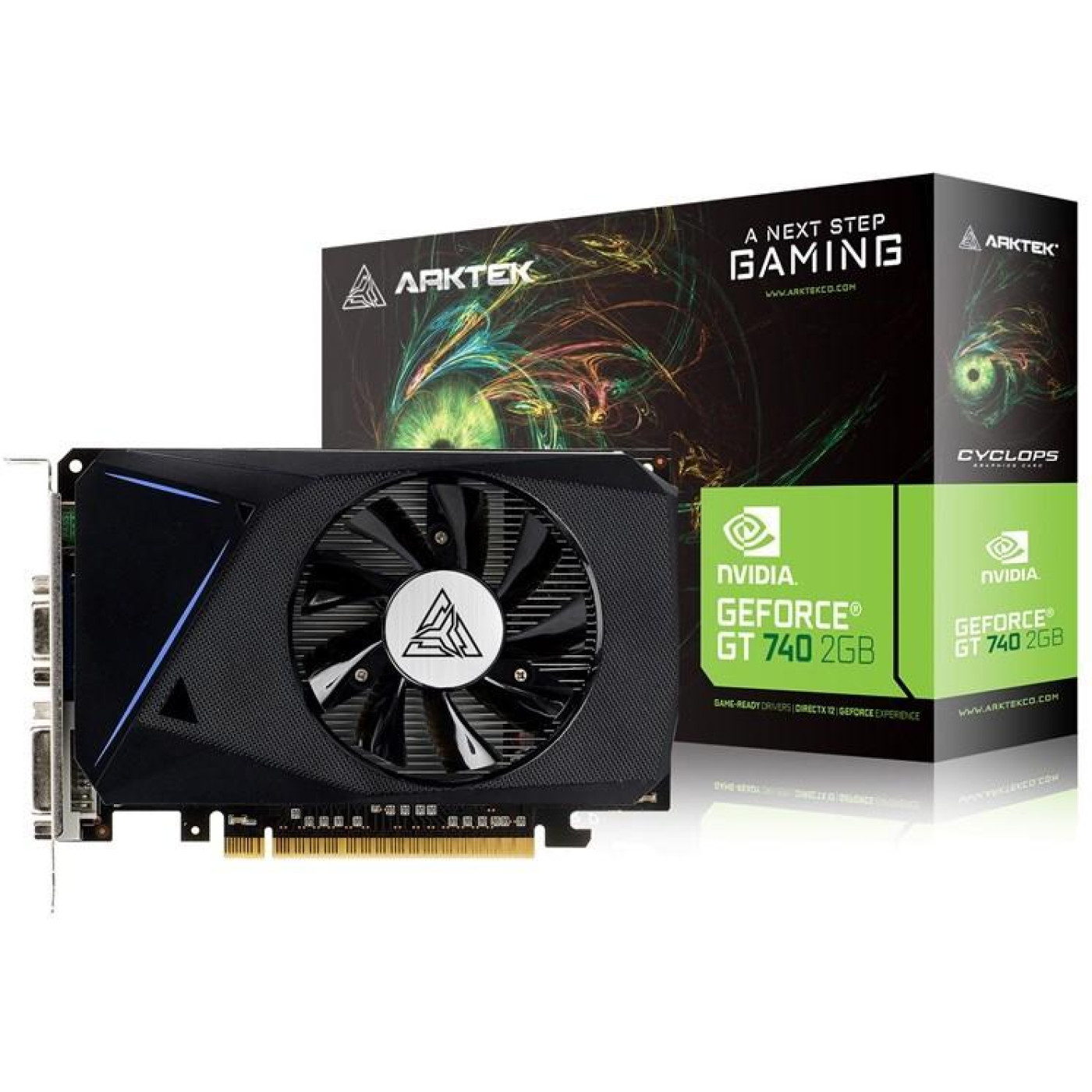 Видеокарта Arktek GT 740 2GB GDDR3 (AKN740D3S2GL1) (GDDR5, 128 bit, )
