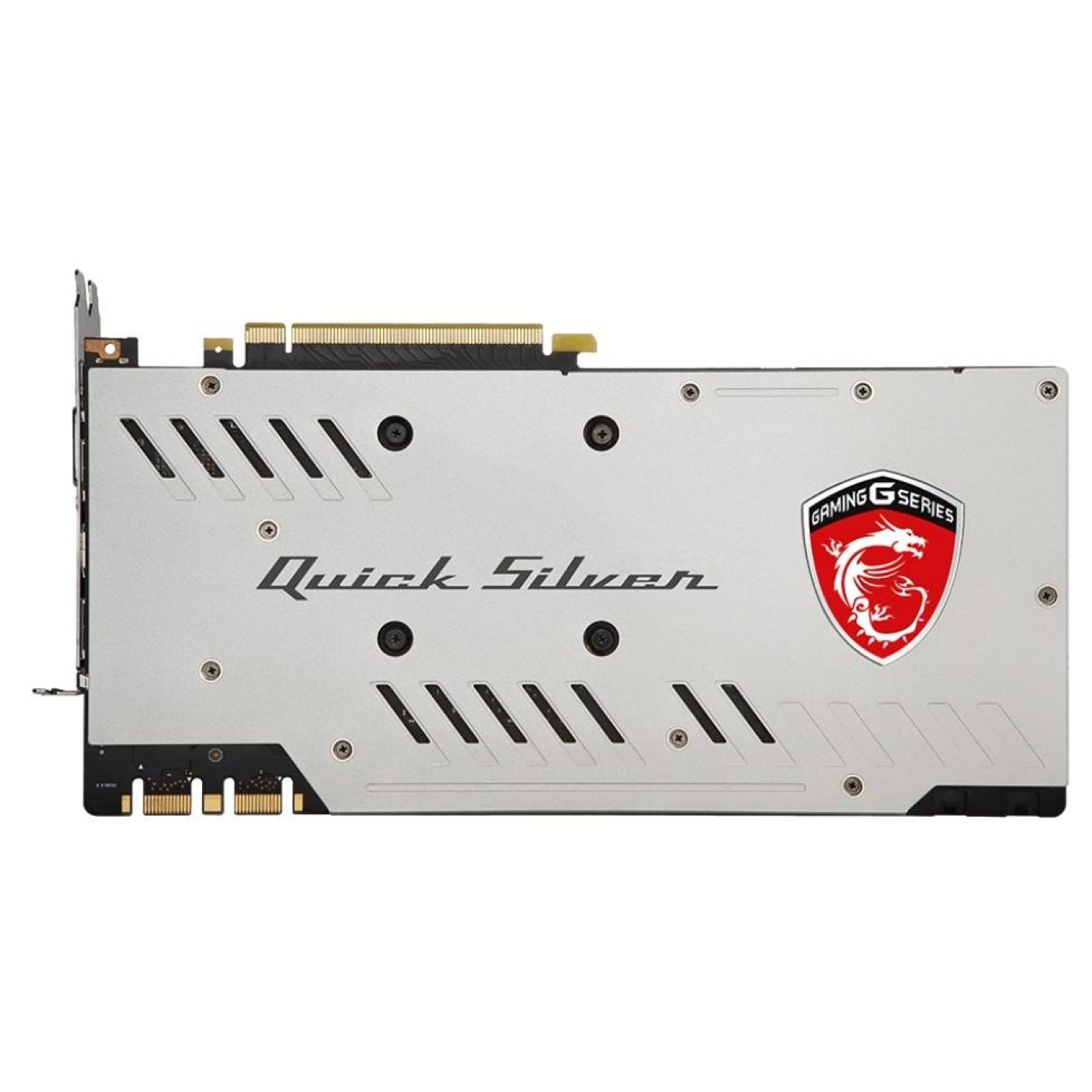 Відеокарта MSI GTX 1070 8Gb Quick Silver OC (GEFORCE GTX 1070 QUICK SILVER 8G OC) (GDDR5, 256 bit, PCI-E v3.0) Б/в