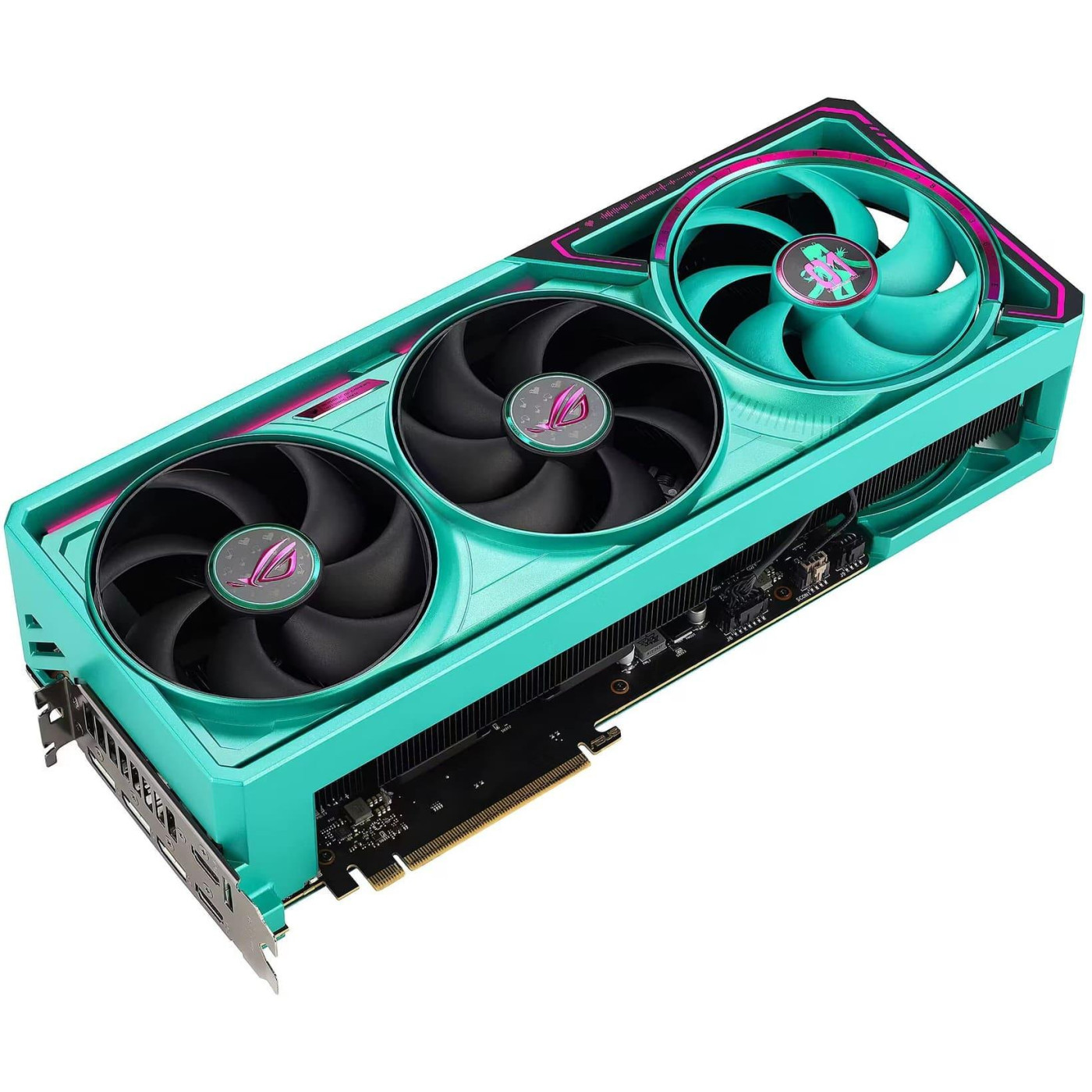 Видеокарта ASUS RTX 5080 16GB ROG Astral OС HATSUNE MIKU EDITION (ROG-ASTRAL-RTX5080-O16G-HATSUNE-MIKU-EDITION) (GDDR7, 256 bit, PCI-E v5.0 x16)