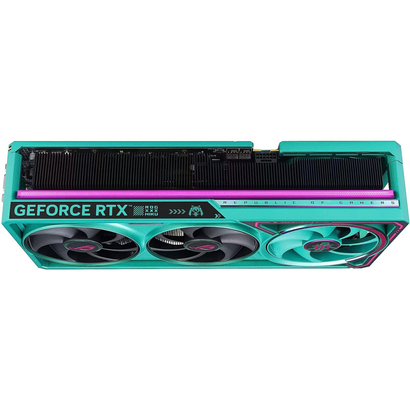 Видеокарта ASUS RTX 5080 16GB ROG Astral OС HATSUNE MIKU EDITION (ROG-ASTRAL-RTX5080-O16G-HATSUNE-MIKU-EDITION) (GDDR7, 256 bit, PCI-E v5.0 x16)