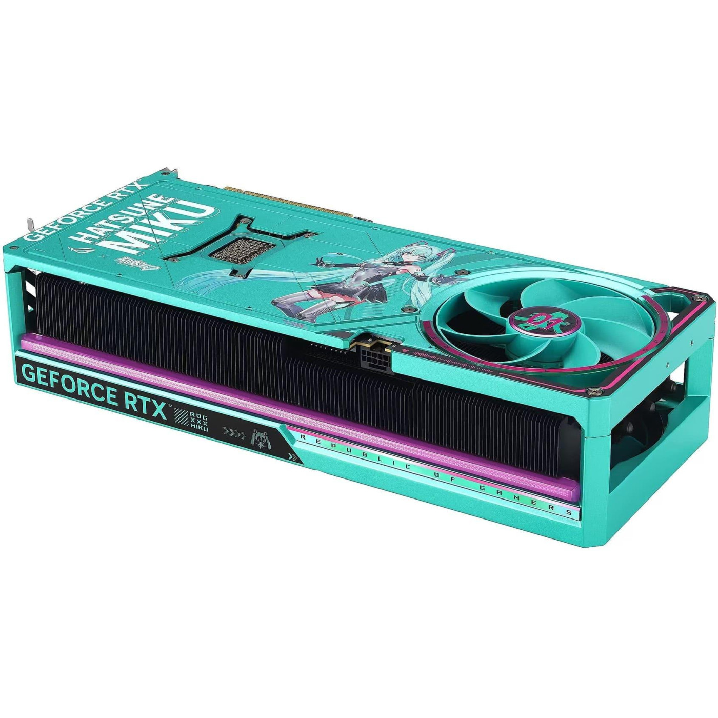 Видеокарта ASUS RTX 5080 16GB ROG Astral OС HATSUNE MIKU EDITION (ROG-ASTRAL-RTX5080-O16G-HATSUNE-MIKU-EDITION) (GDDR7, 256 bit, PCI-E v5.0 x16)