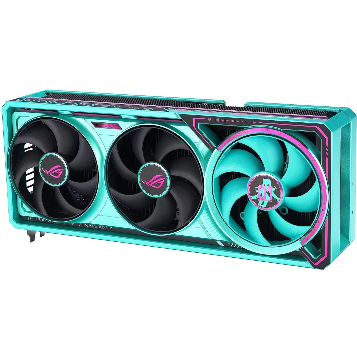 Видеокарта ASUS RTX 5080 16GB ROG Astral OС HATSUNE MIKU EDITION (ROG-ASTRAL-RTX5080-O16G-HATSUNE-MIKU-EDITION) (GDDR7, 256 bit, PCI-E v5.0 x16)