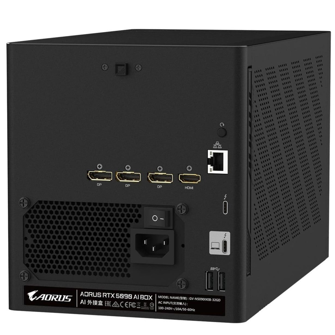 Видеокарта Gigabyte RTX 5090 32GB AORUS AI BOX (GV-N5090IXEB-32GD) (GDDR7, 512 bit, PCI-E v5.0 x16)