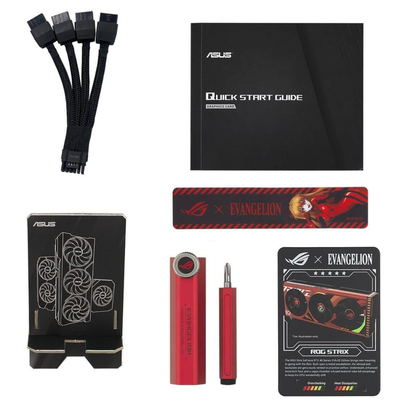 Видеокарта ASUS RTX 4090 24GB STRIX OC GAMING EVA-02-EDITION (ROG-STRIX-RTX4090-O24G-EVA-02-EDITION) (GDDR6X, 384 bit, PCI-E 4.0 x16)