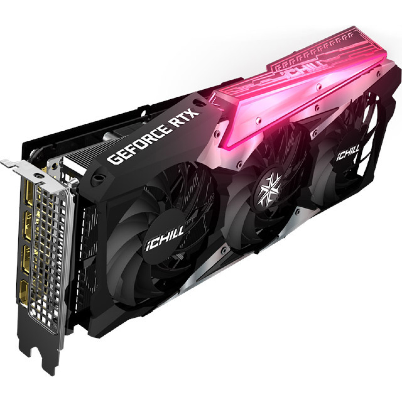 Відеокарта Inno3D RTX 3060Ti 8Gb Ichill X3 Red LHR (C306T3-08D6X-1671VA39H) (GDDR6, 256 bit, PCI-E v4.0 x16) Б/в