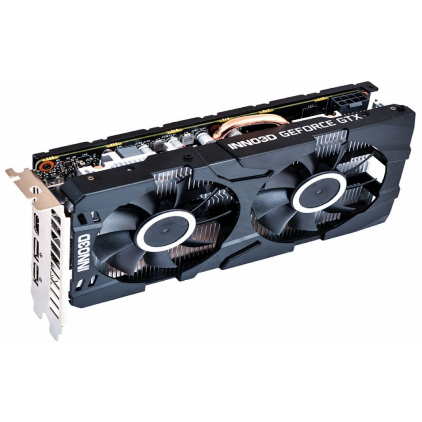 Відеокарта Inno3D GTX 1660Ti Twin X2 6GB (N166T2-06D6-1710VA15) (GDDR6, 192 bit, PCI-E 3.0 x16) Б/в