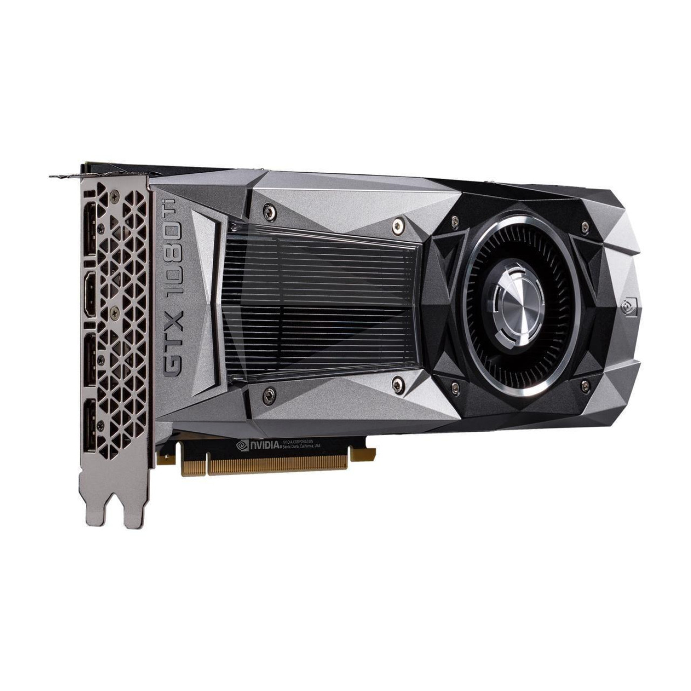 Видеокарта Nvidia GTX 1080Ti 11Gb Founders Edition (900-1G611-0050-000 G) (GDDR5X, 352 bit, PCI-E 3.0 x16) Б/у